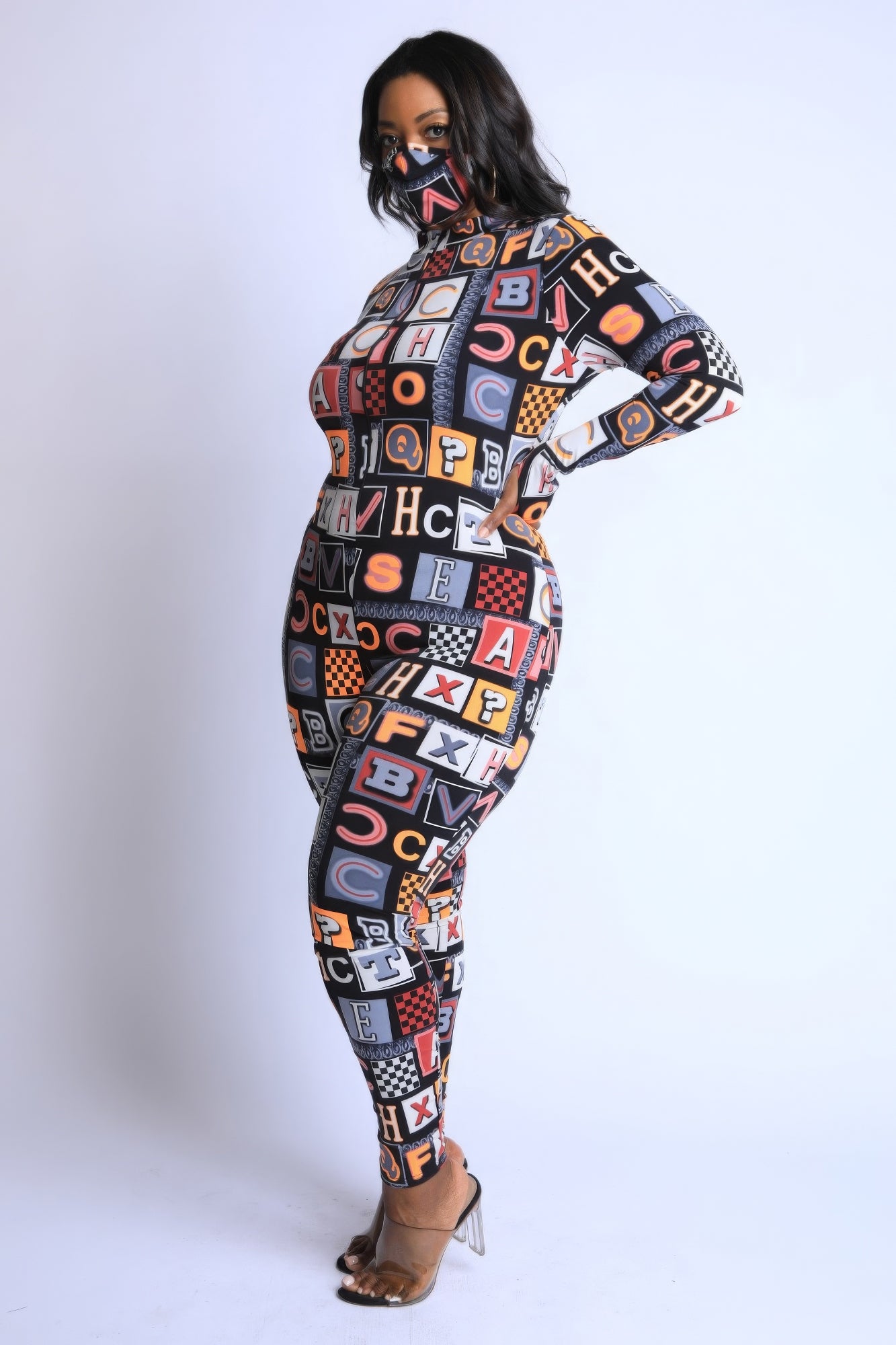 Alphabetically Neon Jumpsuit - AV Fashion’s
