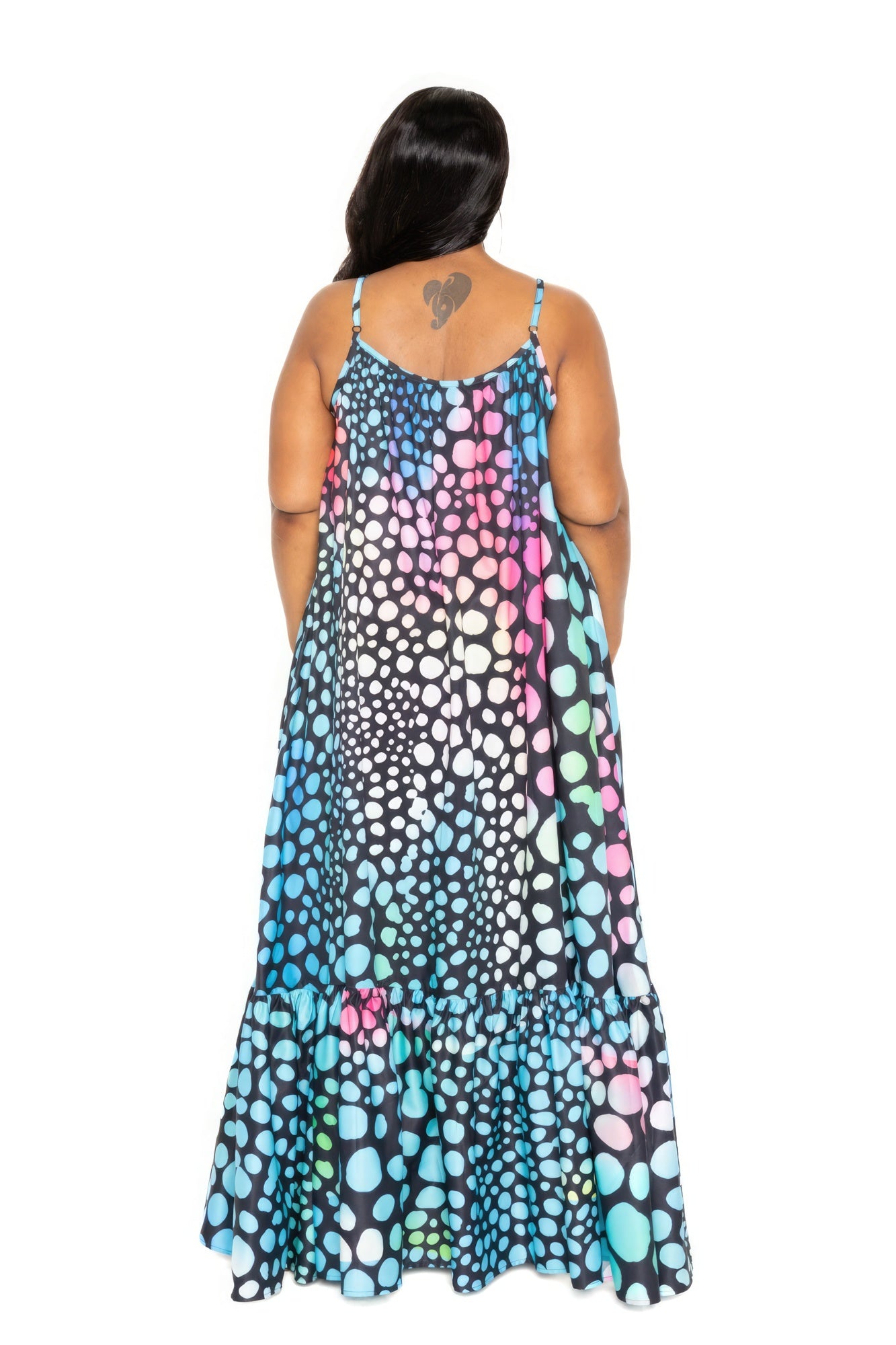 Printed Voluminous Maxi Dress - AV Fashion’s