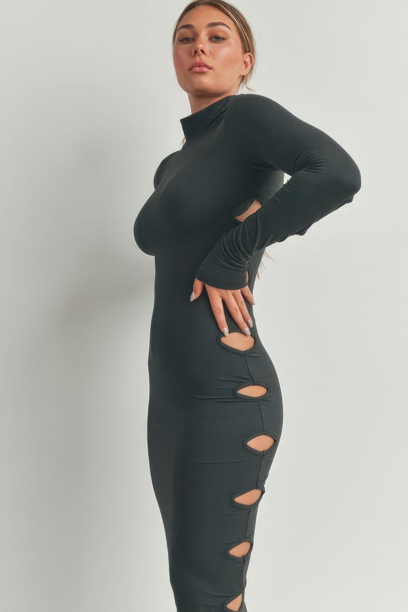 Cutout Detail Maxi Dress - AV Fashion’s