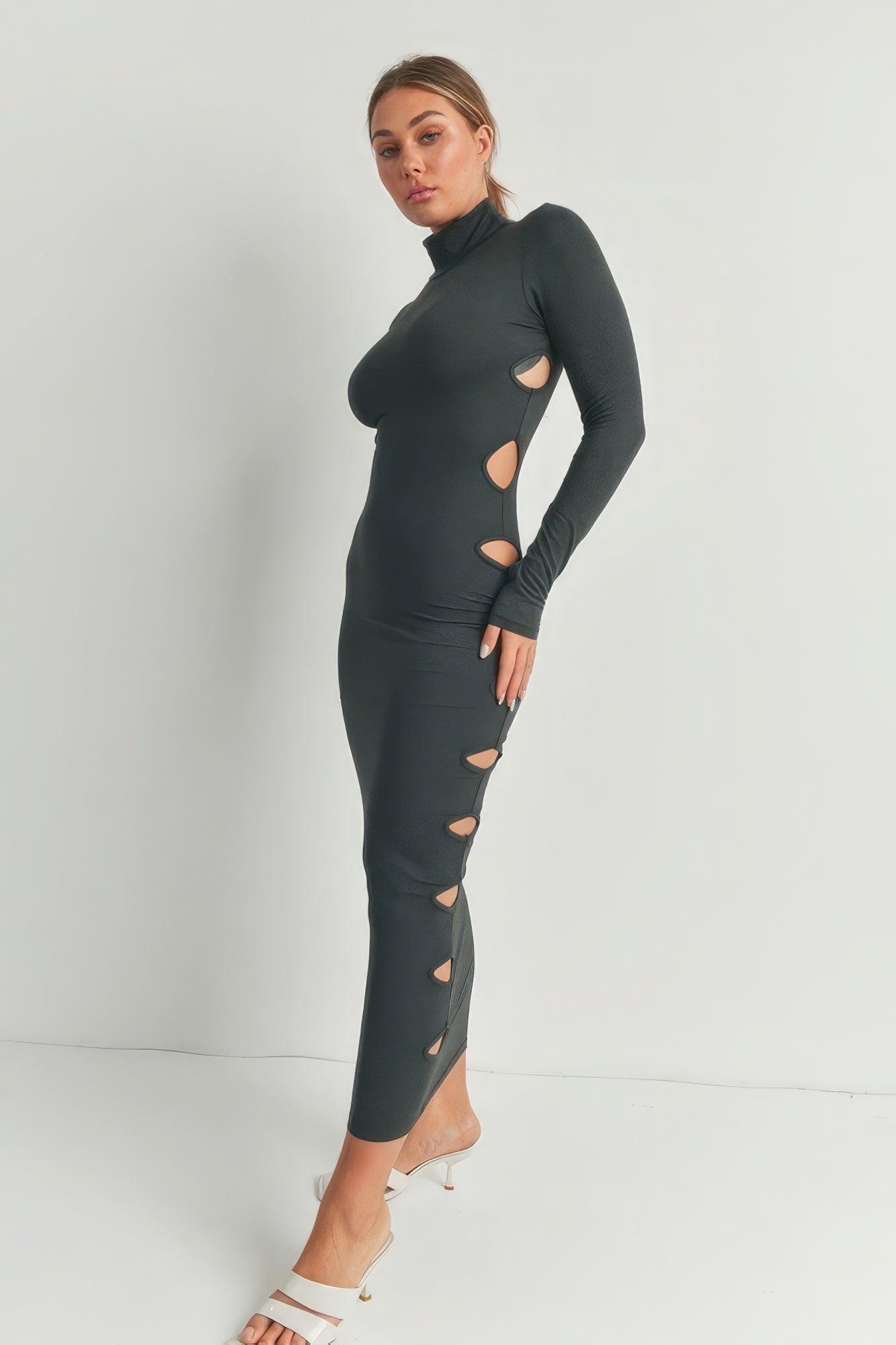 Cutout Detail Maxi Dress - AV Fashion’s