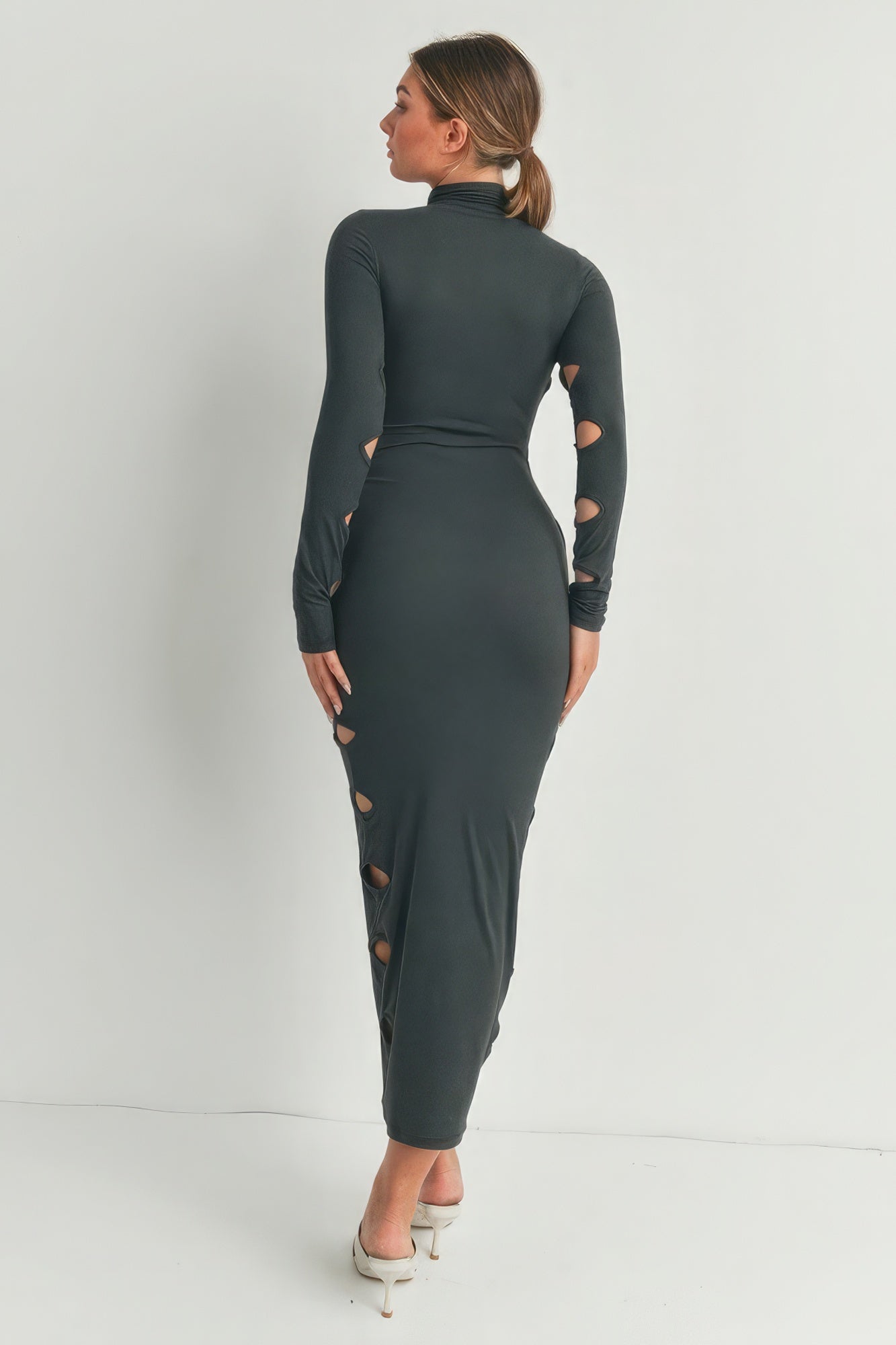 Cutout Detail Maxi Dress - AV Fashion’s