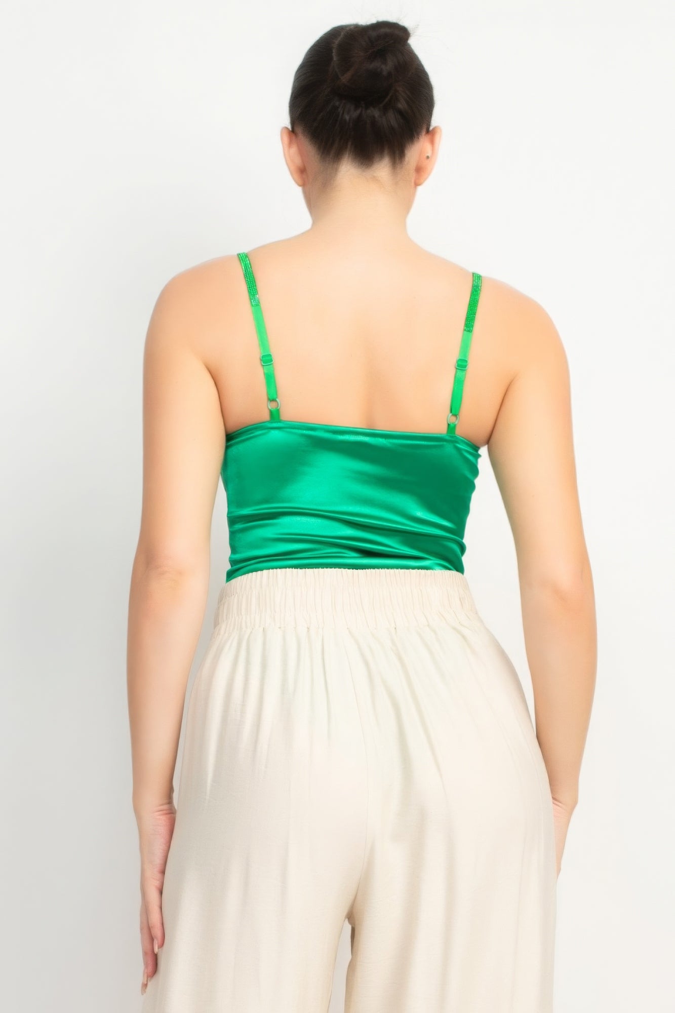Rhinestone Strap Sweetheart Bodysuit - AV Fashion’s