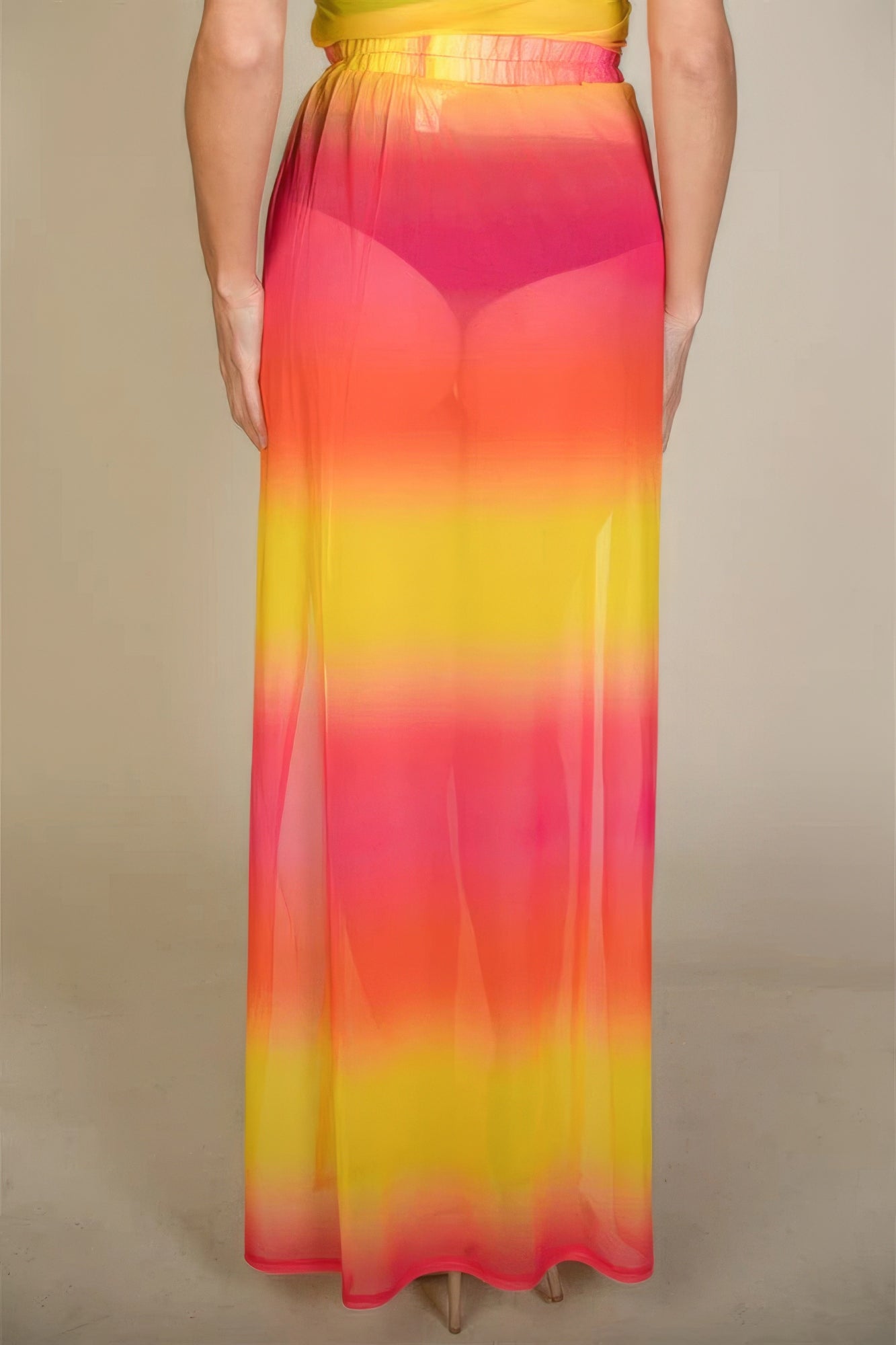 High Split Mesh Sheer Maxi Skirt - AV Fashion’s