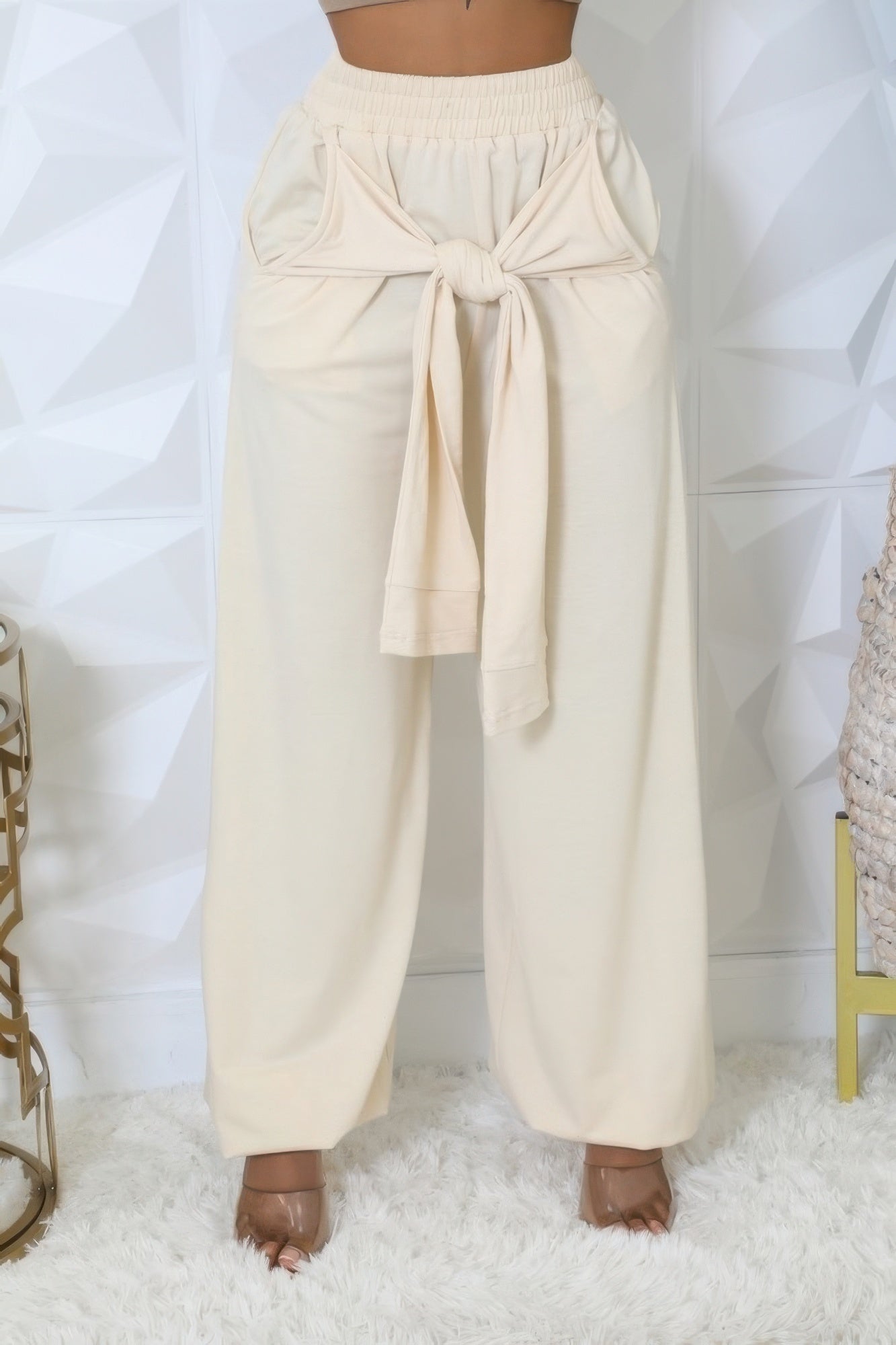 High-waisted Stretch Pants - AV Fashion’s