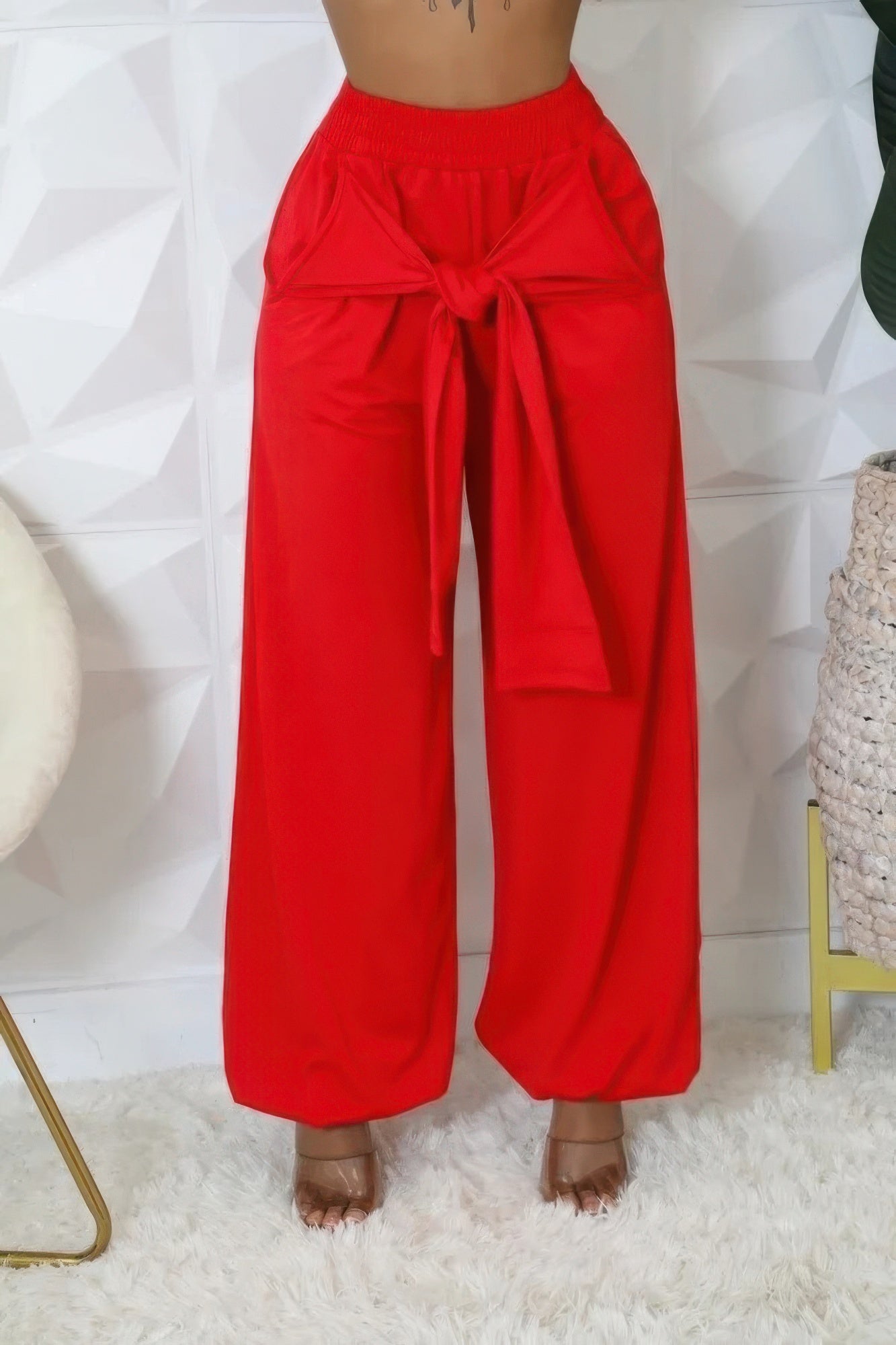 High-waisted Stretch Pants - AV Fashion’s