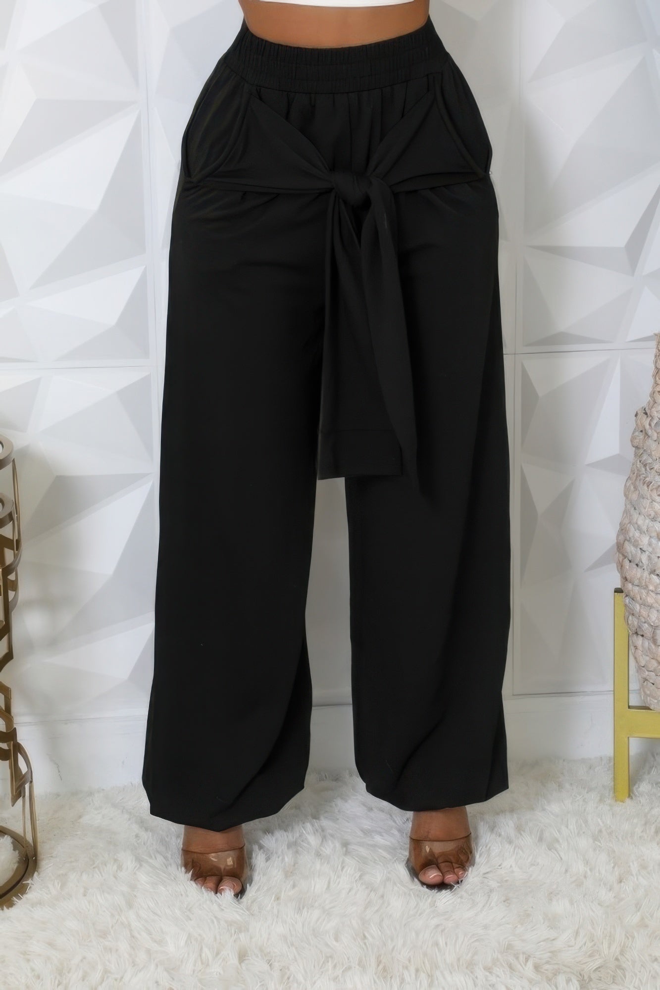High-waisted Stretch Pants - AV Fashion’s