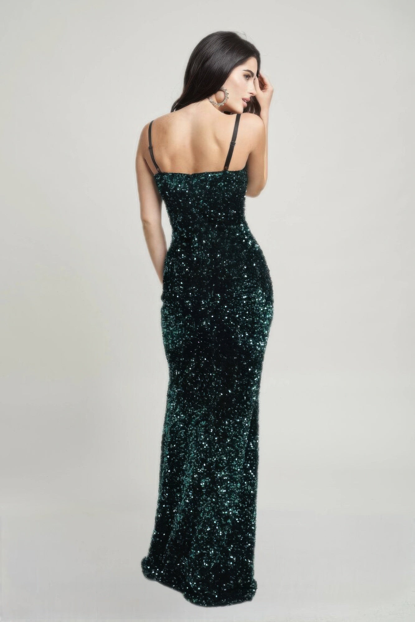 Cecily Teddy Velvet Corset Maxi Dress - AV Fashion’s