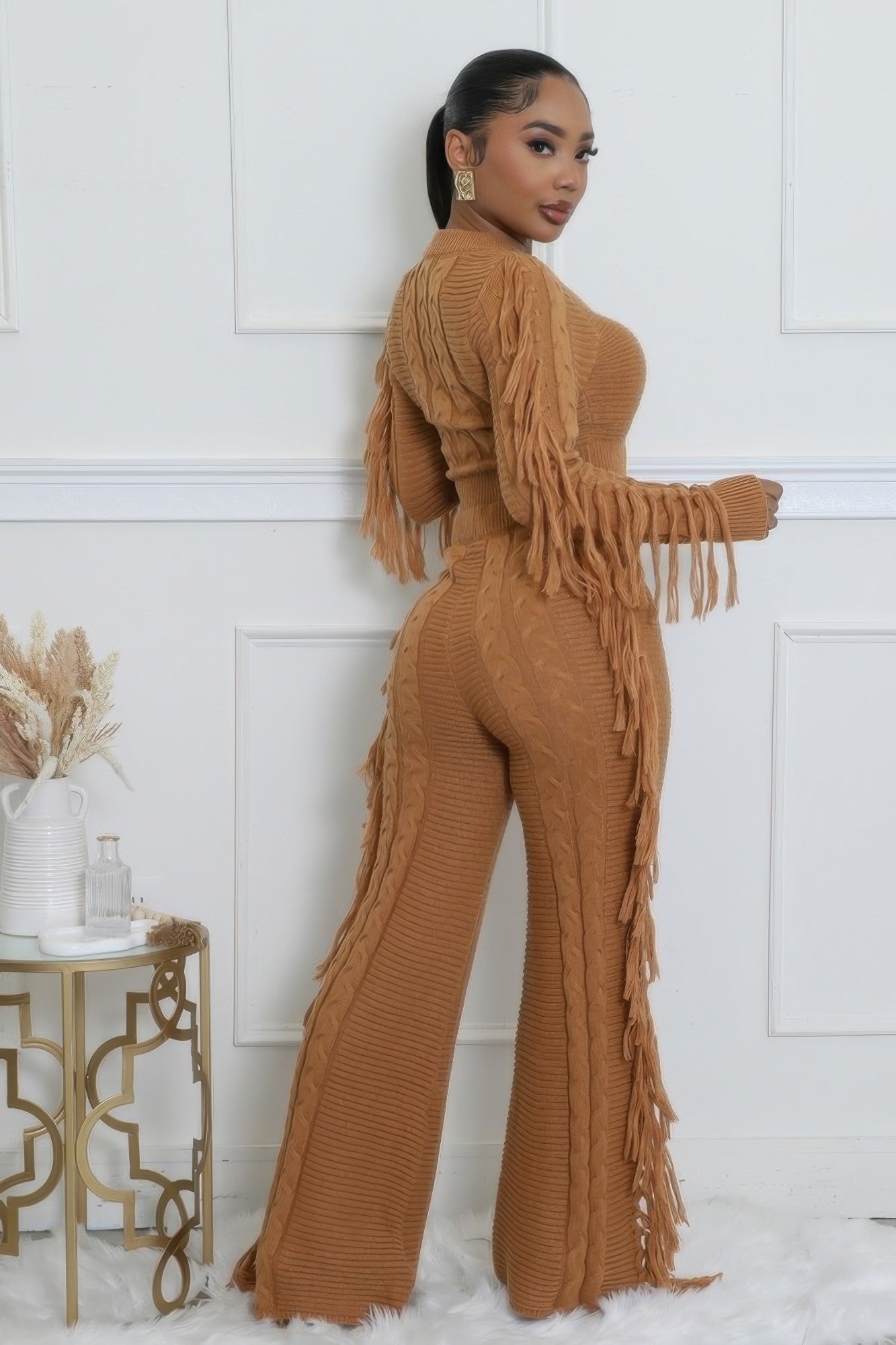 Knitted Stretch Pant Set - AV Fashion’s