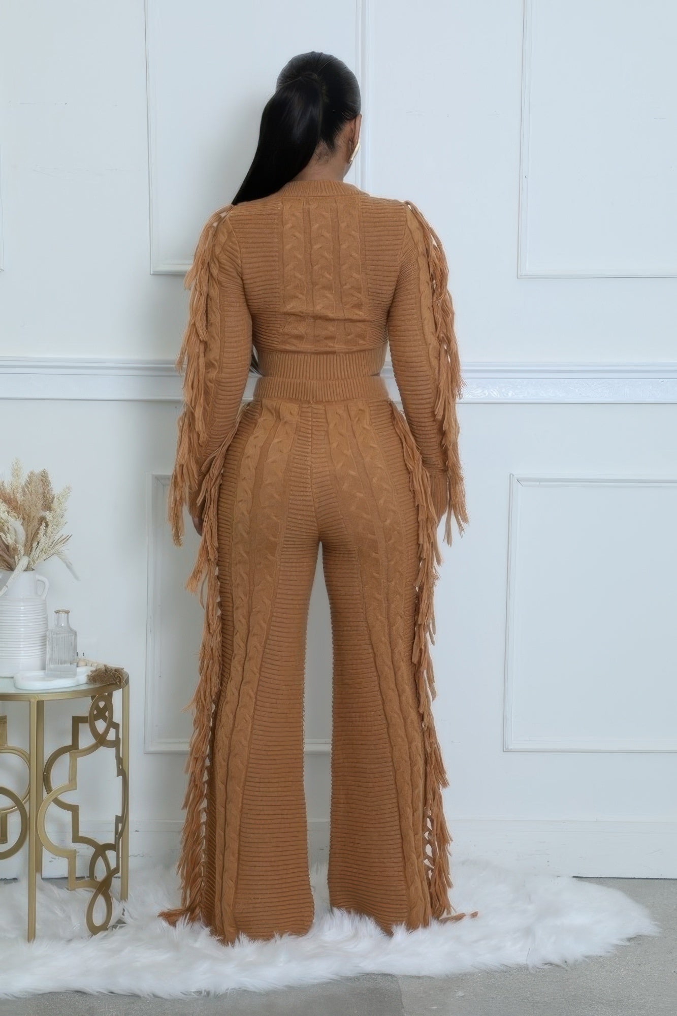Knitted Stretch Pant Set - AV Fashion’s