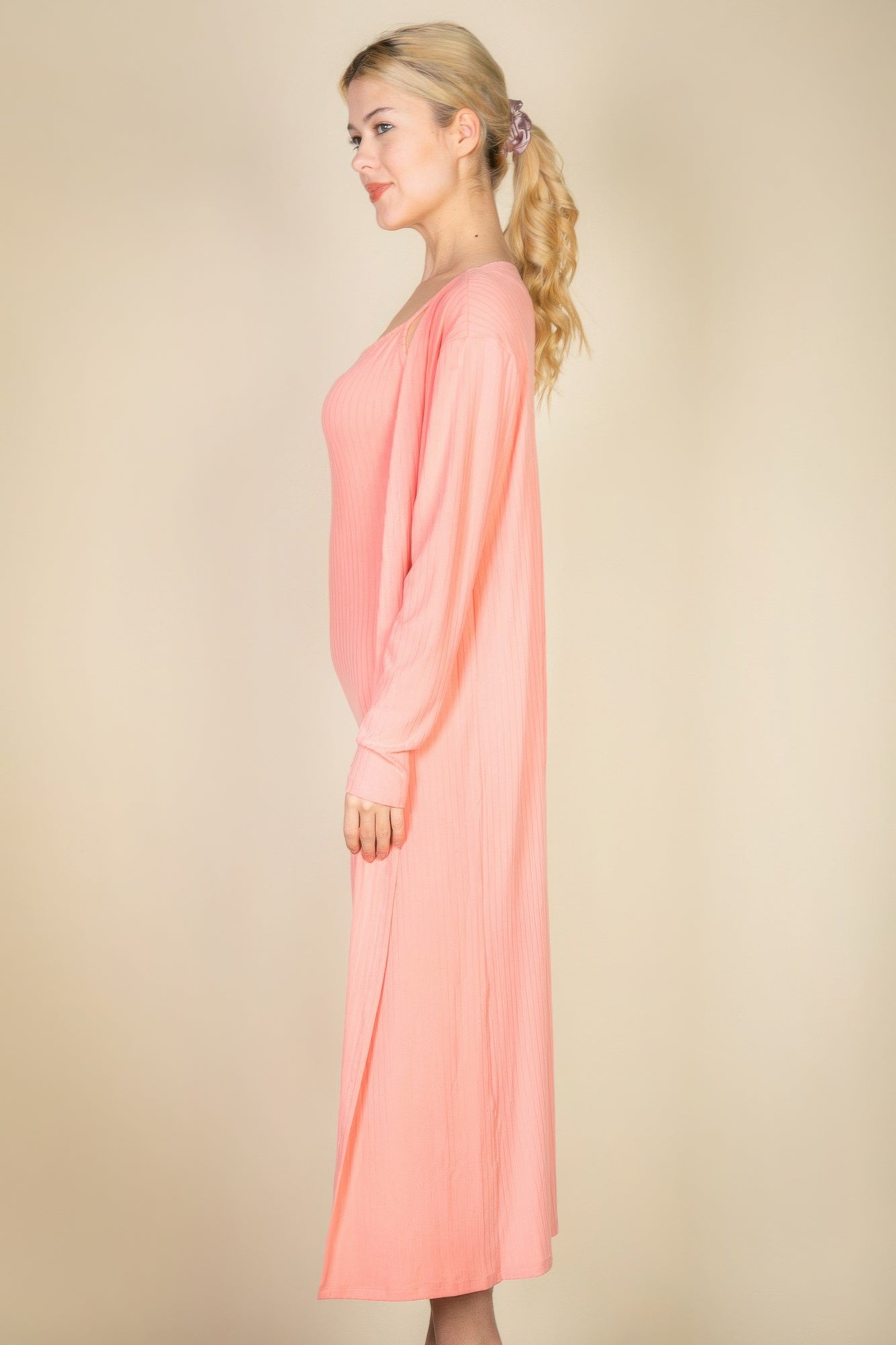 Ribbed Cardigan & Cami Midi Bodycon Dress - AV Fashion’s