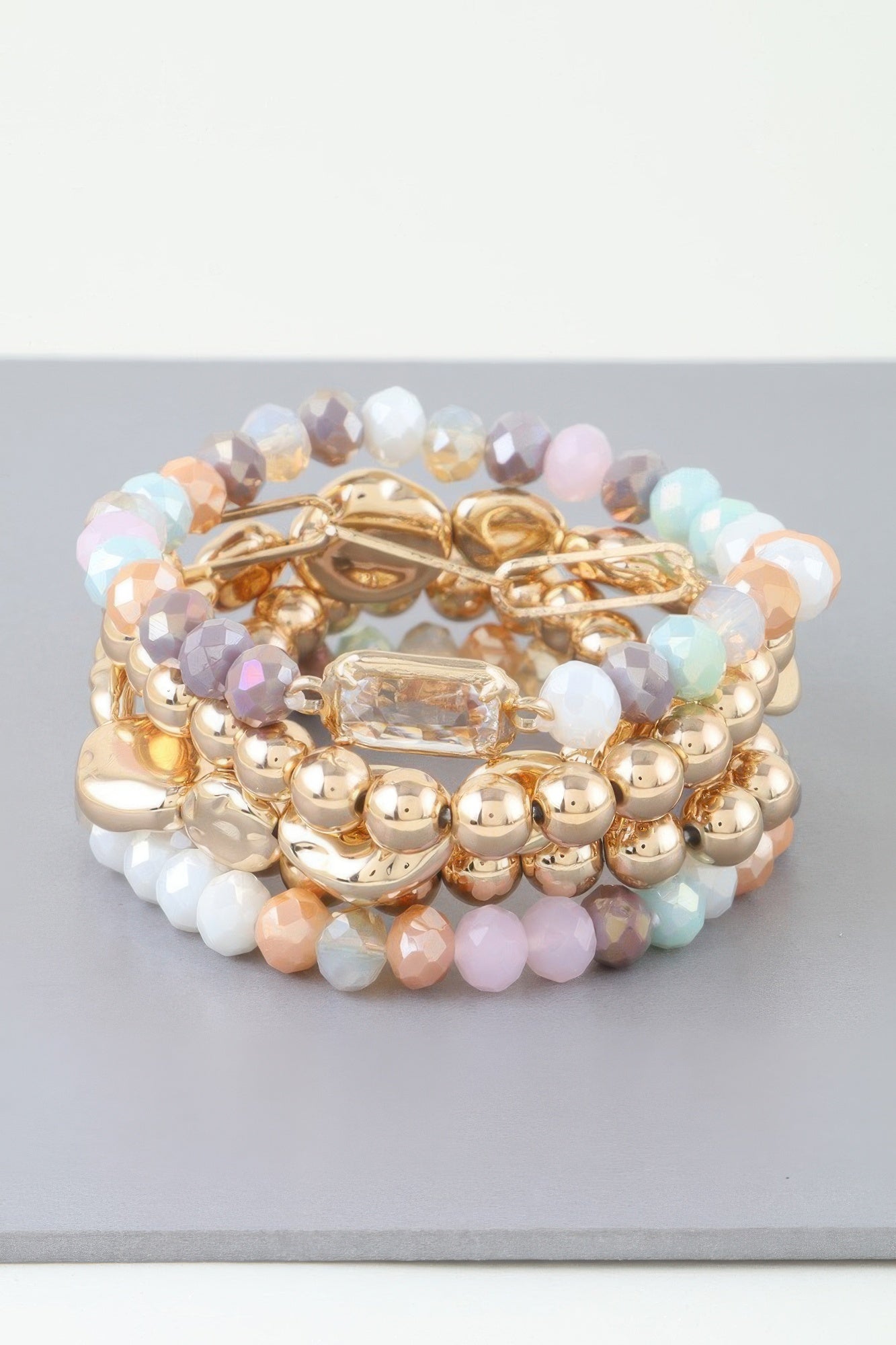 Multicolor Crystal Beaded Bracelet - AV Fashion’s