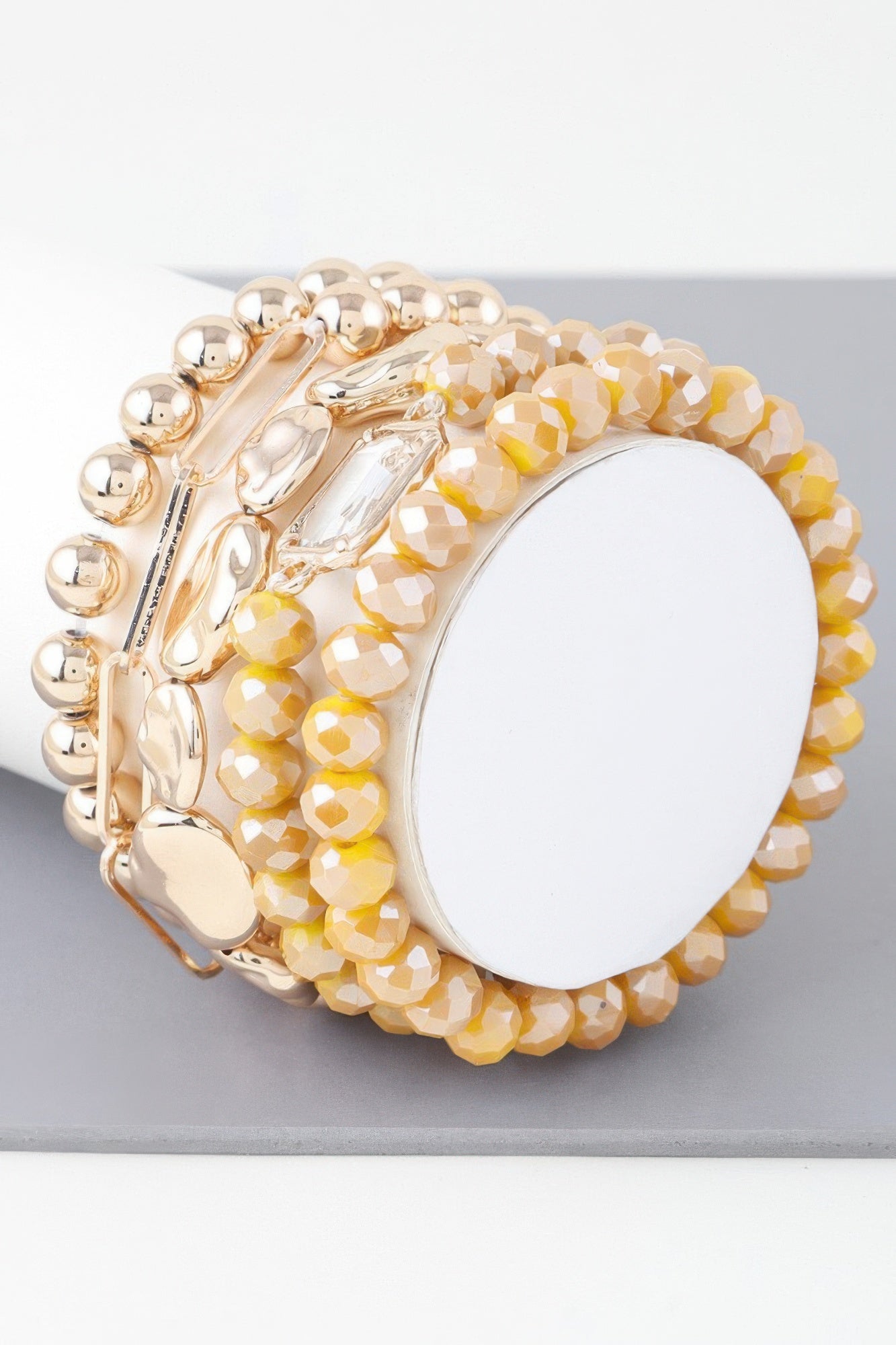 Multicolor Crystal Beaded Bracelet - AV Fashion’s