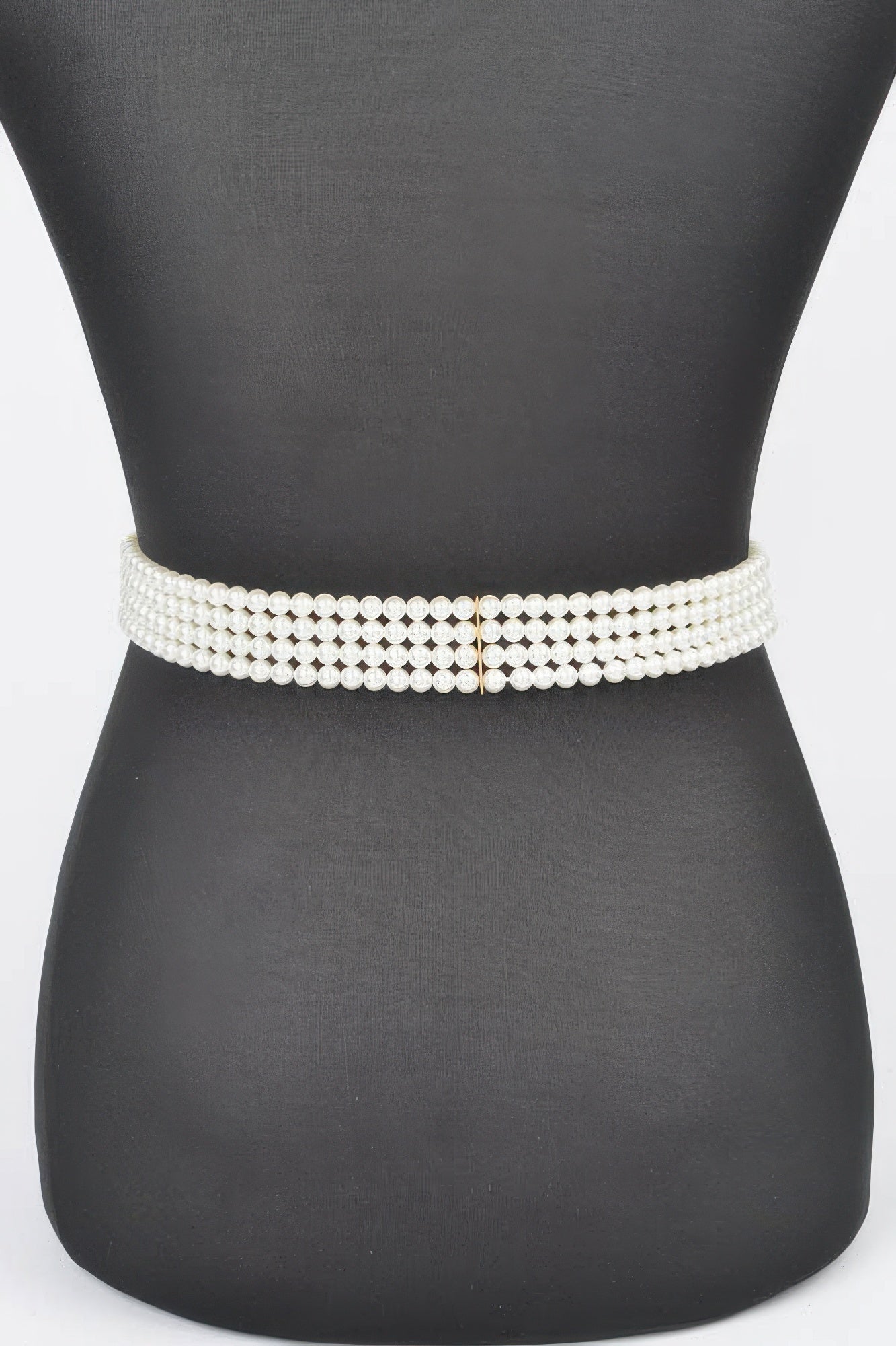 Faux Pearl Elastic Belt - AV Fashion’s