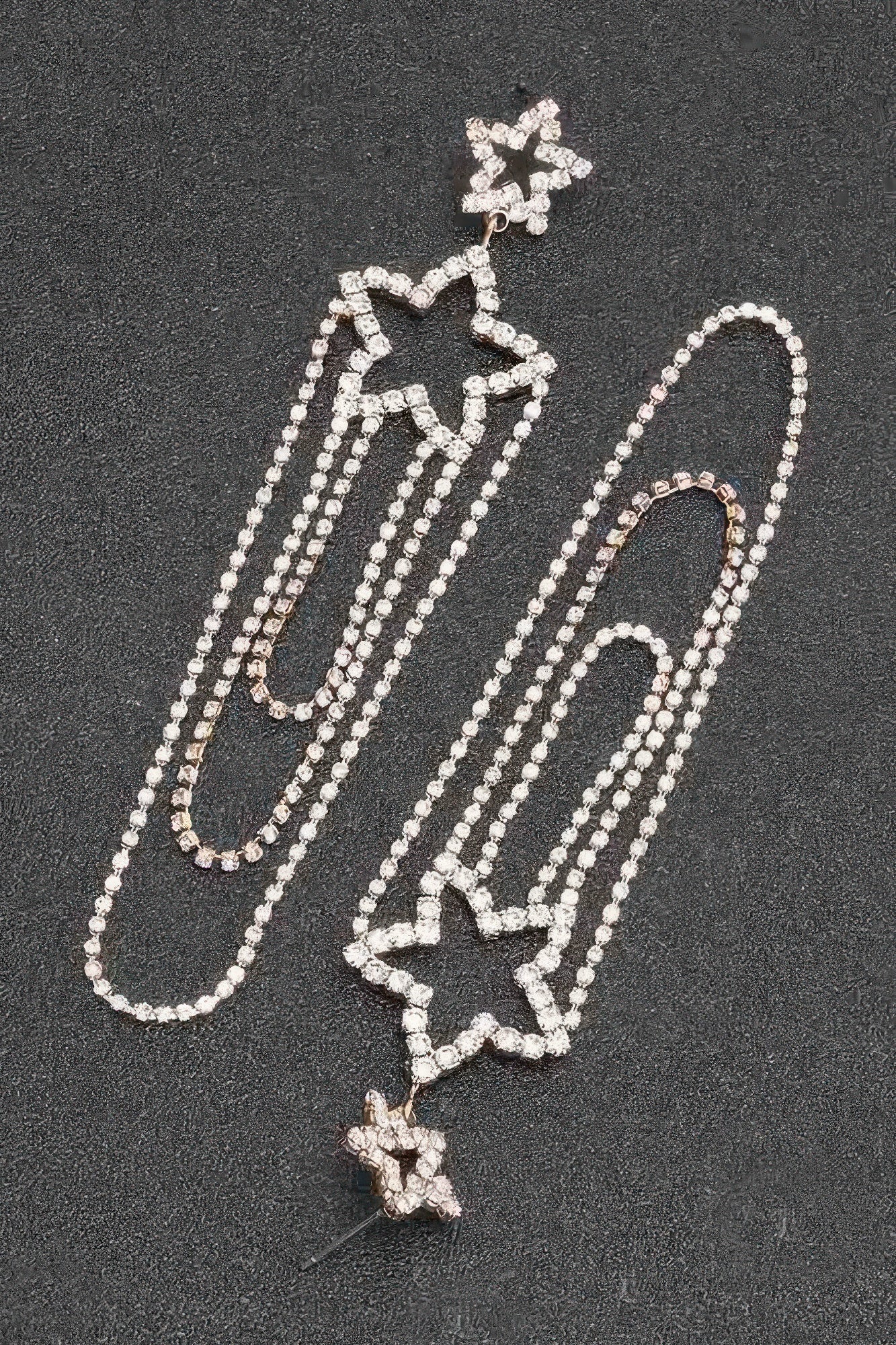 Rhinestone Fringe Earring - AV Fashion’s