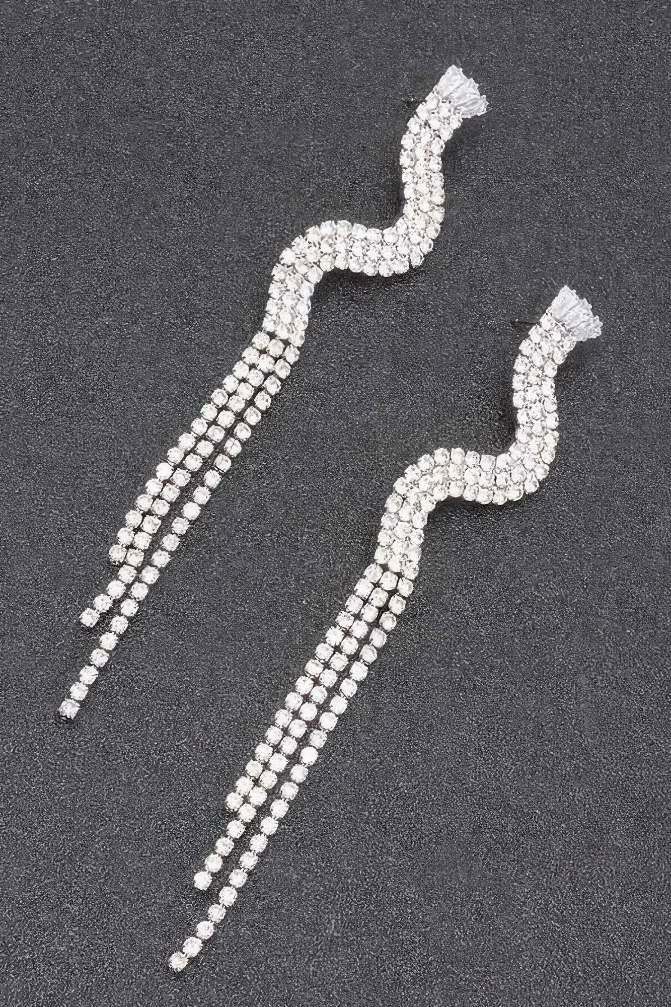 Rhinestone Fringe Earring - AV Fashion’s