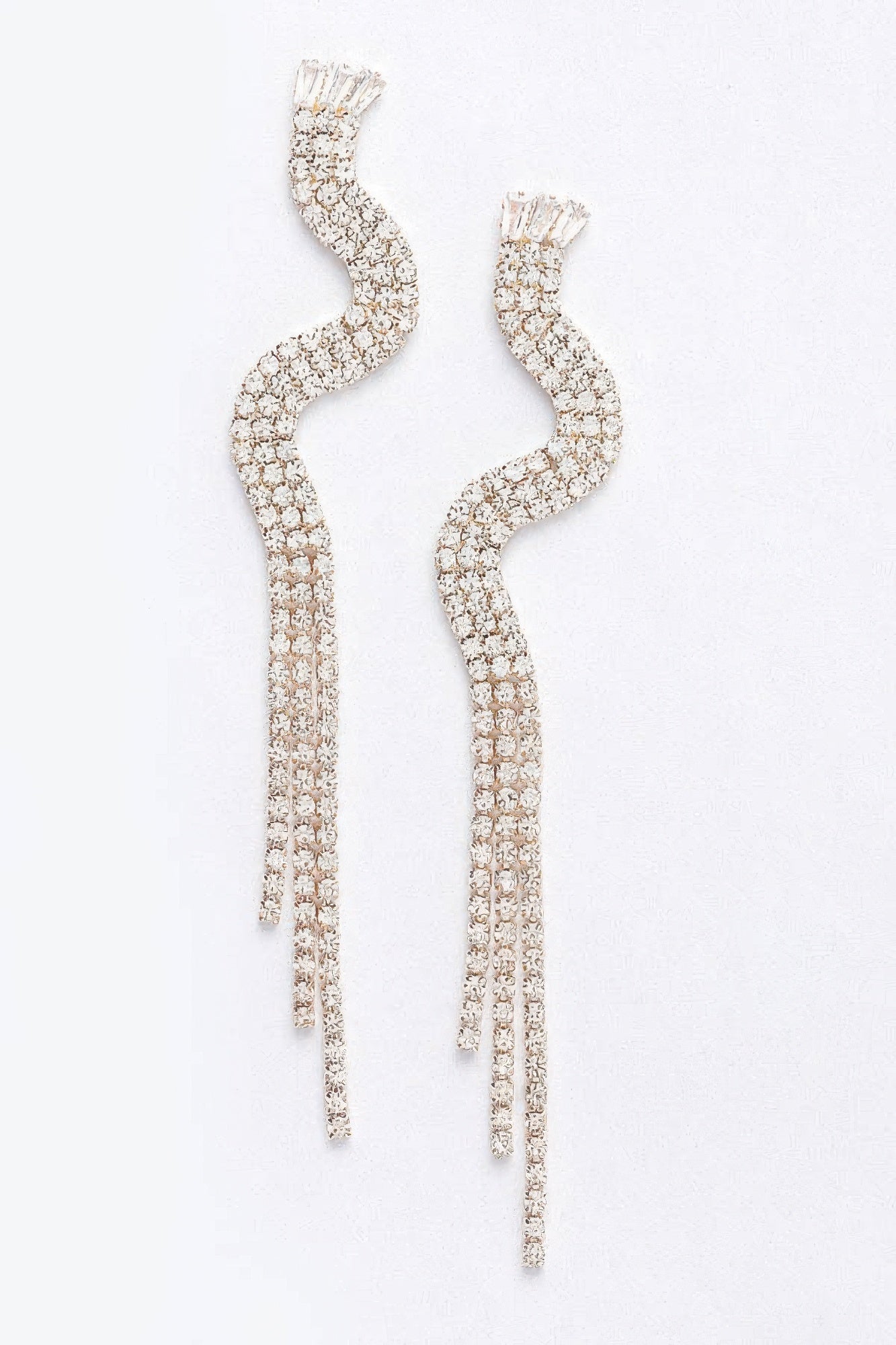 Rhinestone Fringe Earring - AV Fashion’s