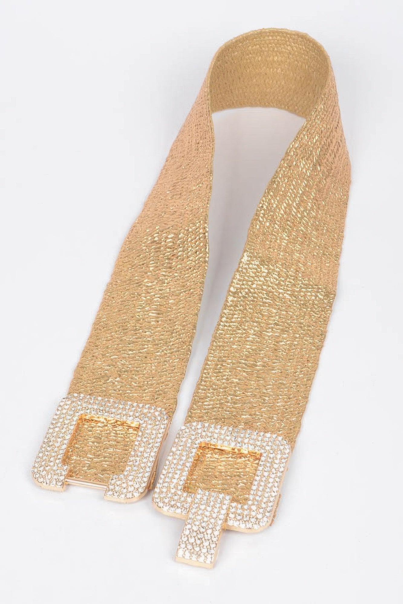 Rhinestone Elastic Belt - AV Fashion’s