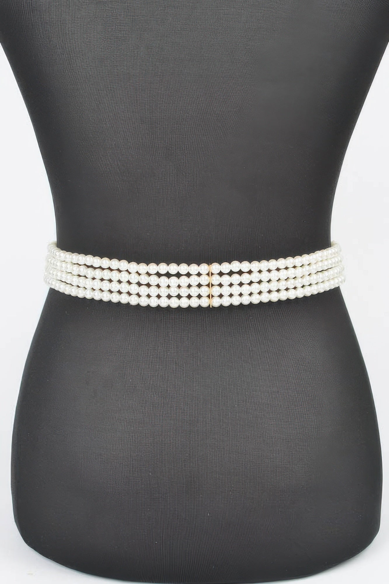 Oversized Flower Pearl Elastic Belt - AV Fashion’s