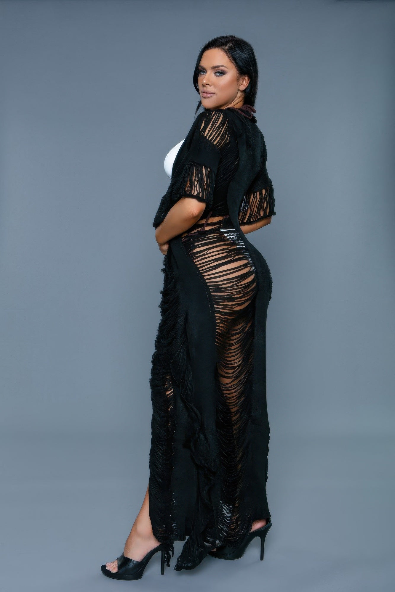 Vivian Cover Up Black - AV Fashion’s