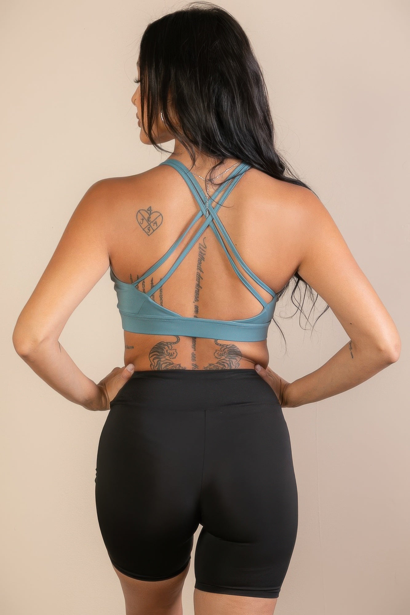 Criss Cross Back Sports Bra - AV Fashion’s