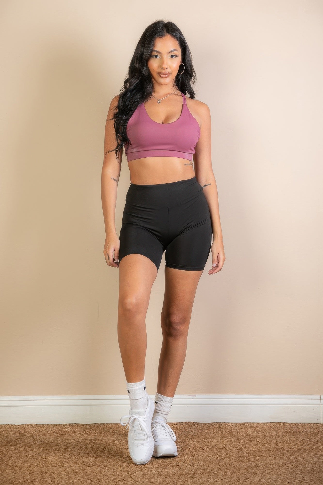 Criss Cross Back Sports Bra - AV Fashion’s