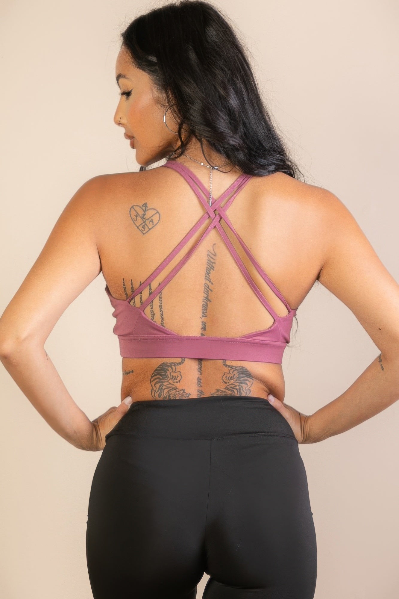 Criss Cross Back Sports Bra - AV Fashion’s
