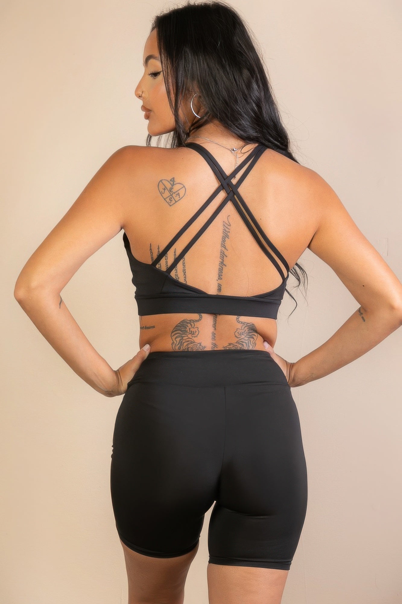 Criss Cross Back Sports Bra - AV Fashion’s
