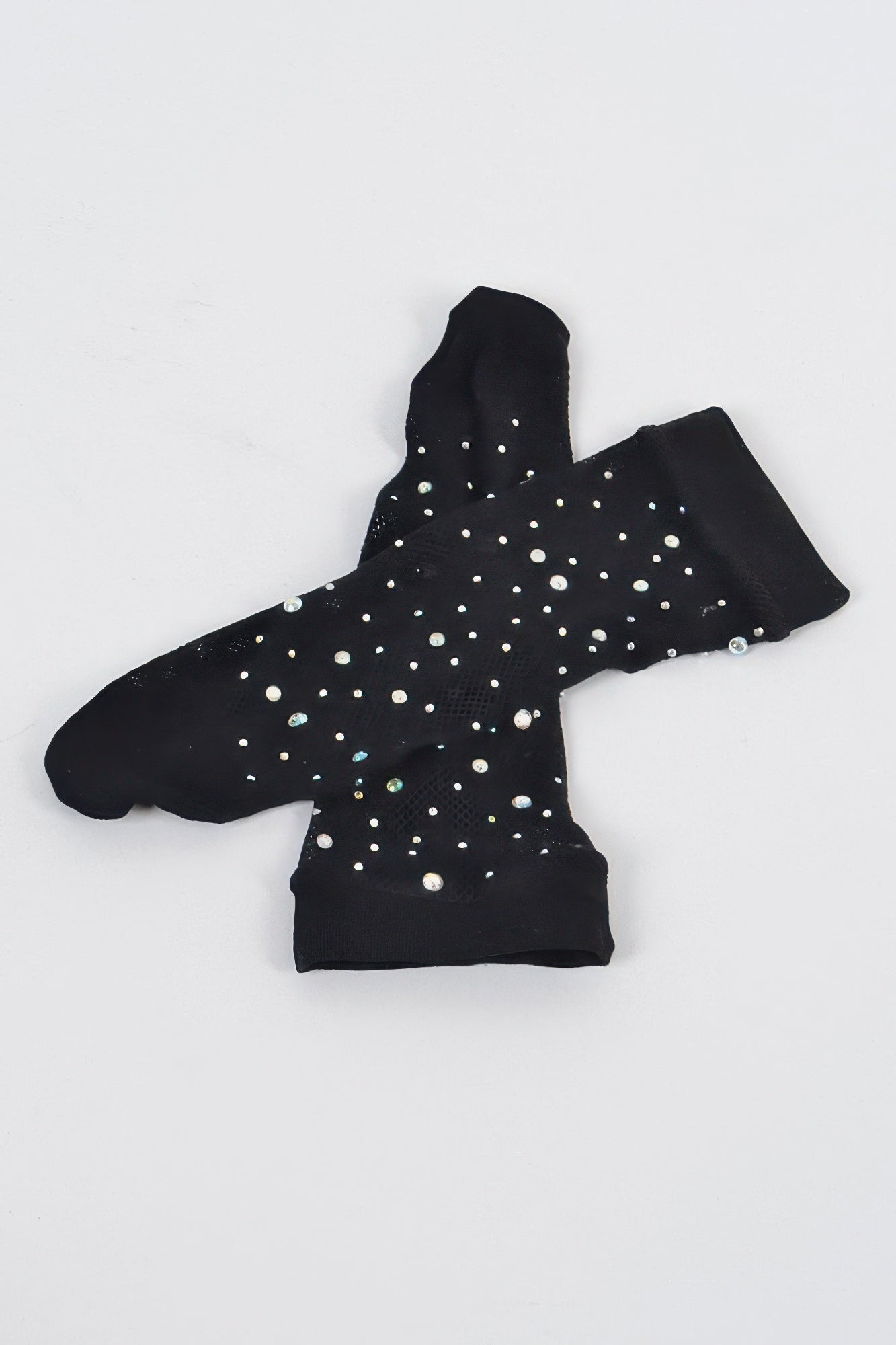 Rhinestone Mesh Socks - AV Fashion’s