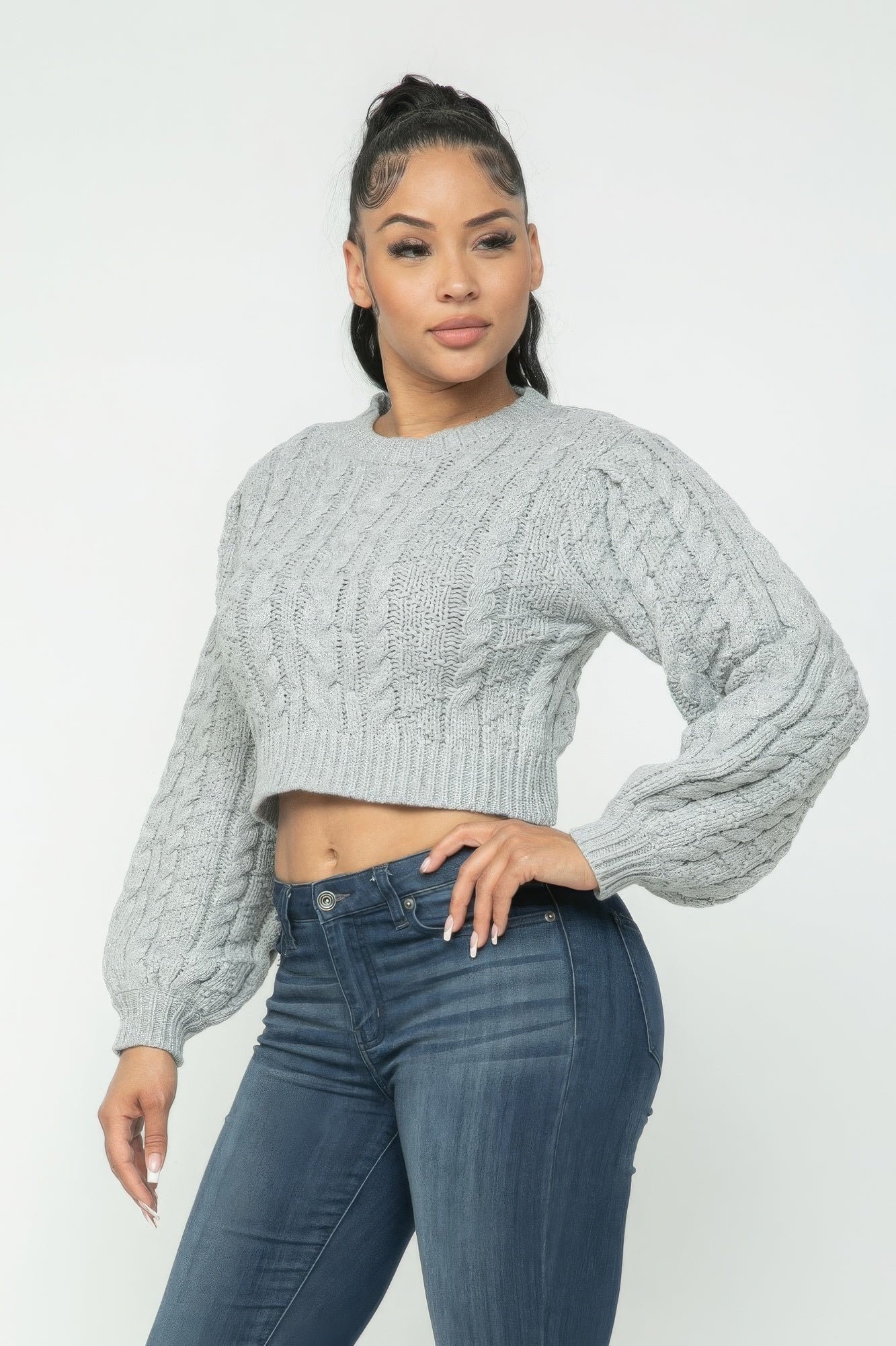 Cable Pullover Top - AV Fashion’s