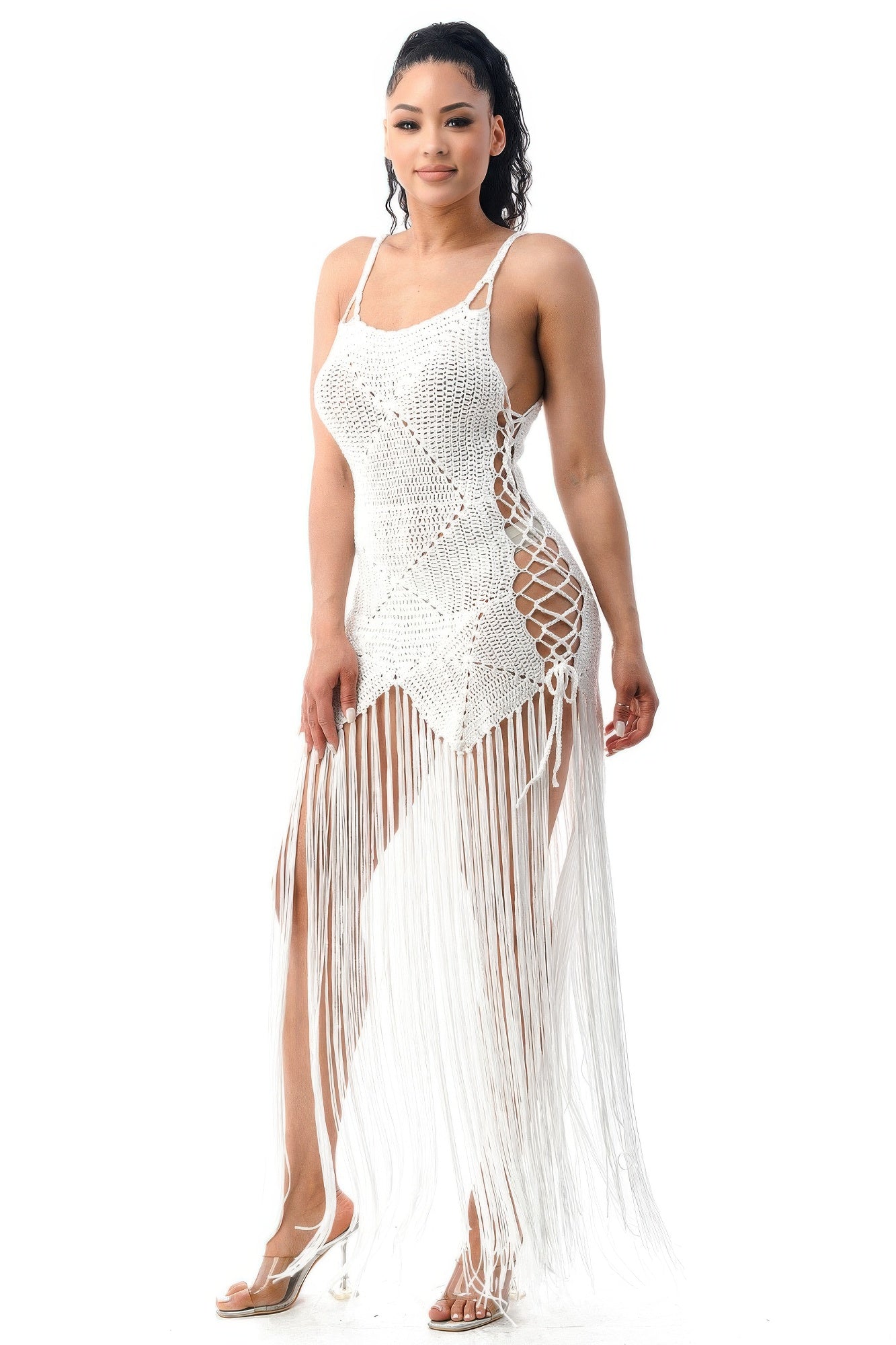 Crochet Dress Bottom Fringe - AV Fashion’s