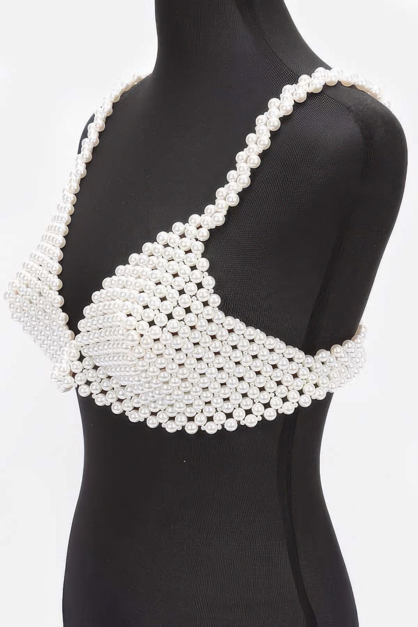 Faux Pearl Bra Top - AV Fashion’s