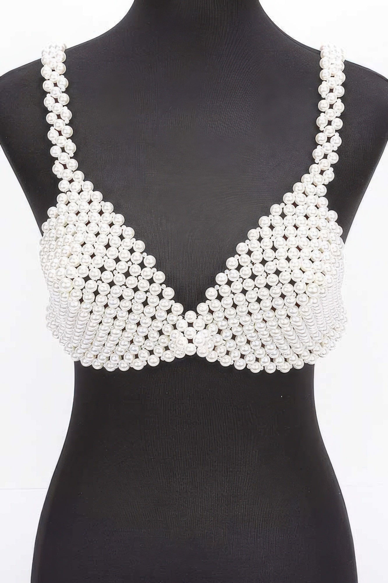 Faux Pearl Bra Top - AV Fashion’s