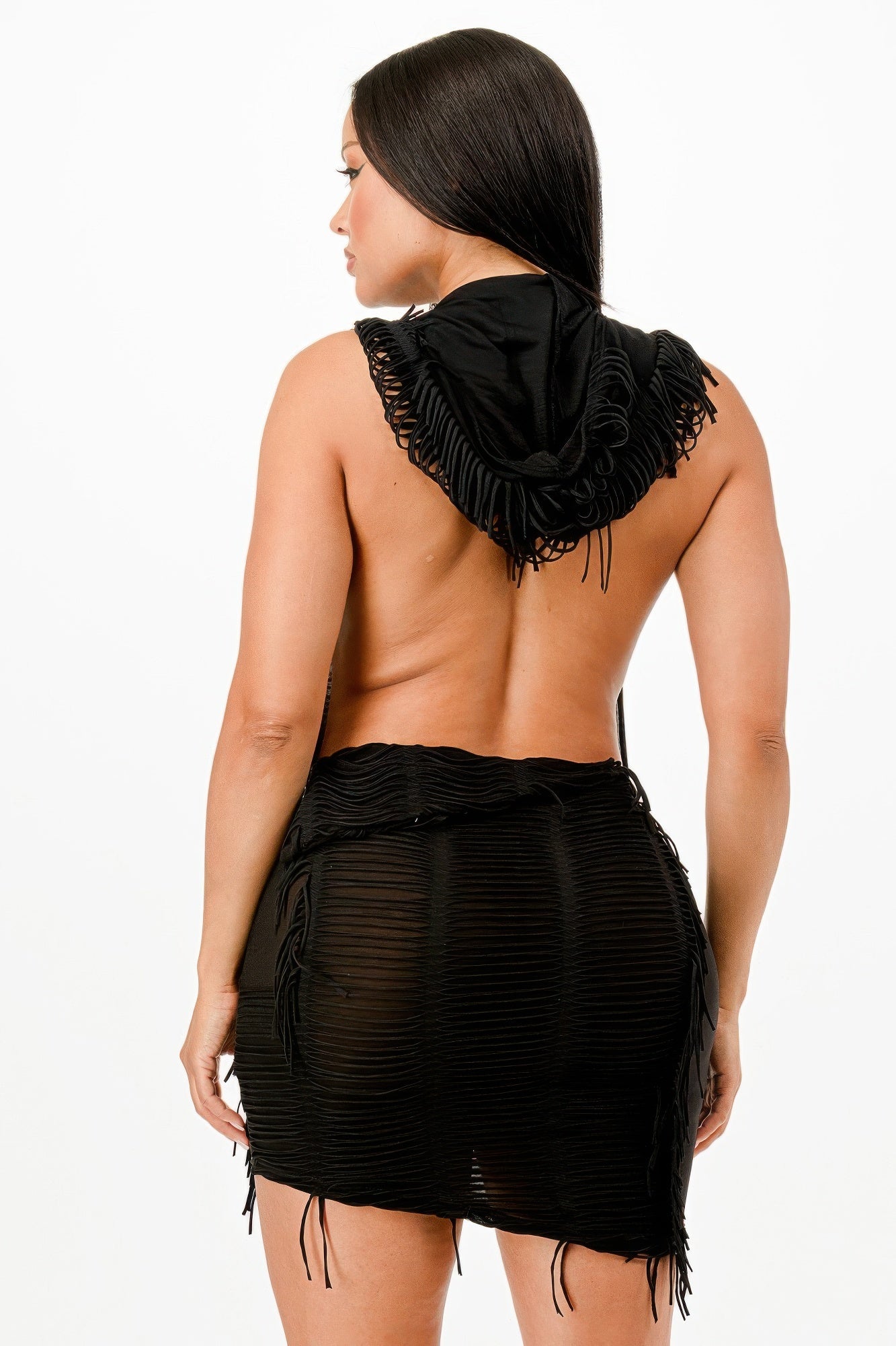Hooded Bodycon Short Dress - AV Fashion’s