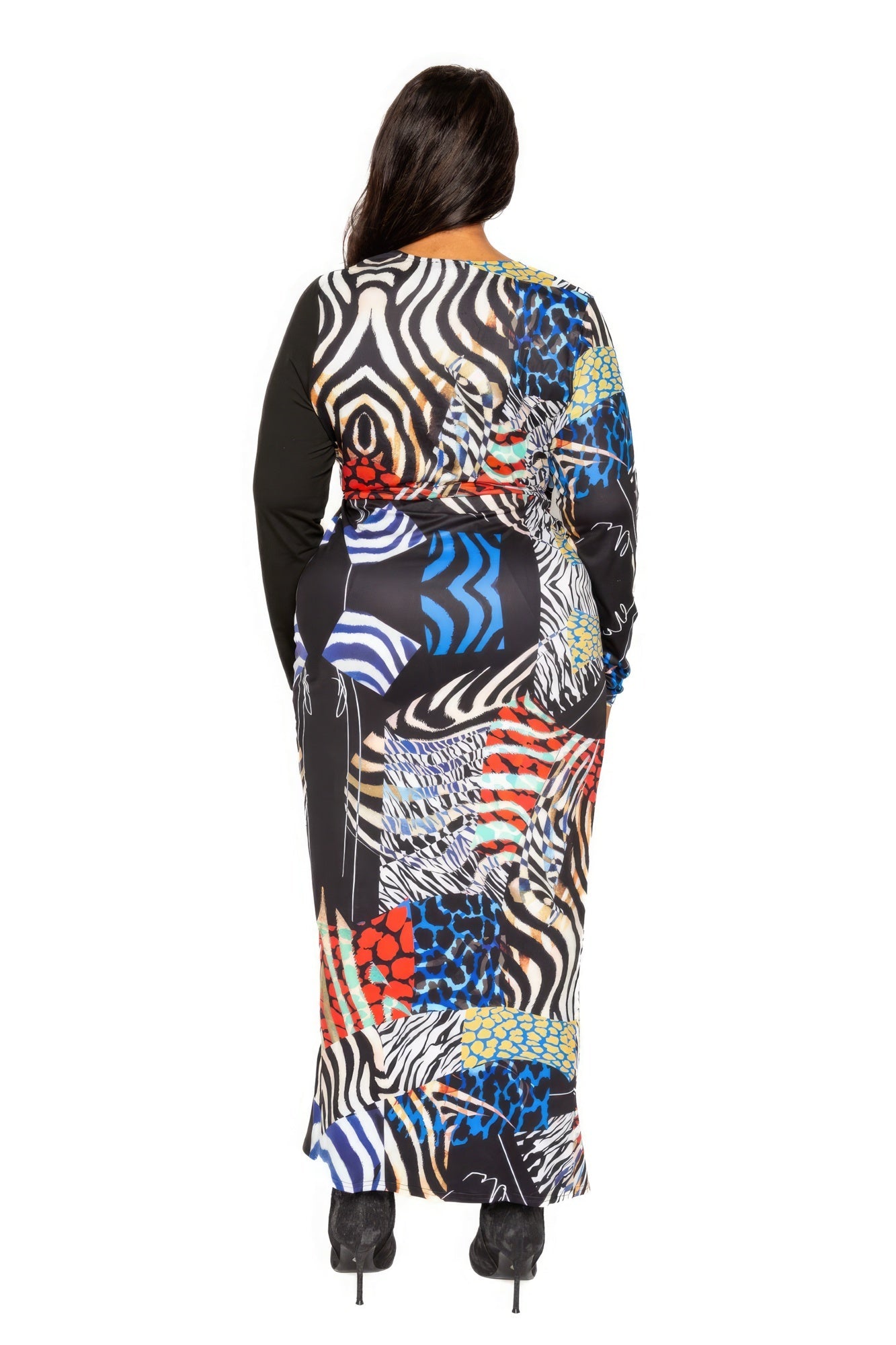 I like to be different Animal print splice dress - AV Fashion’s