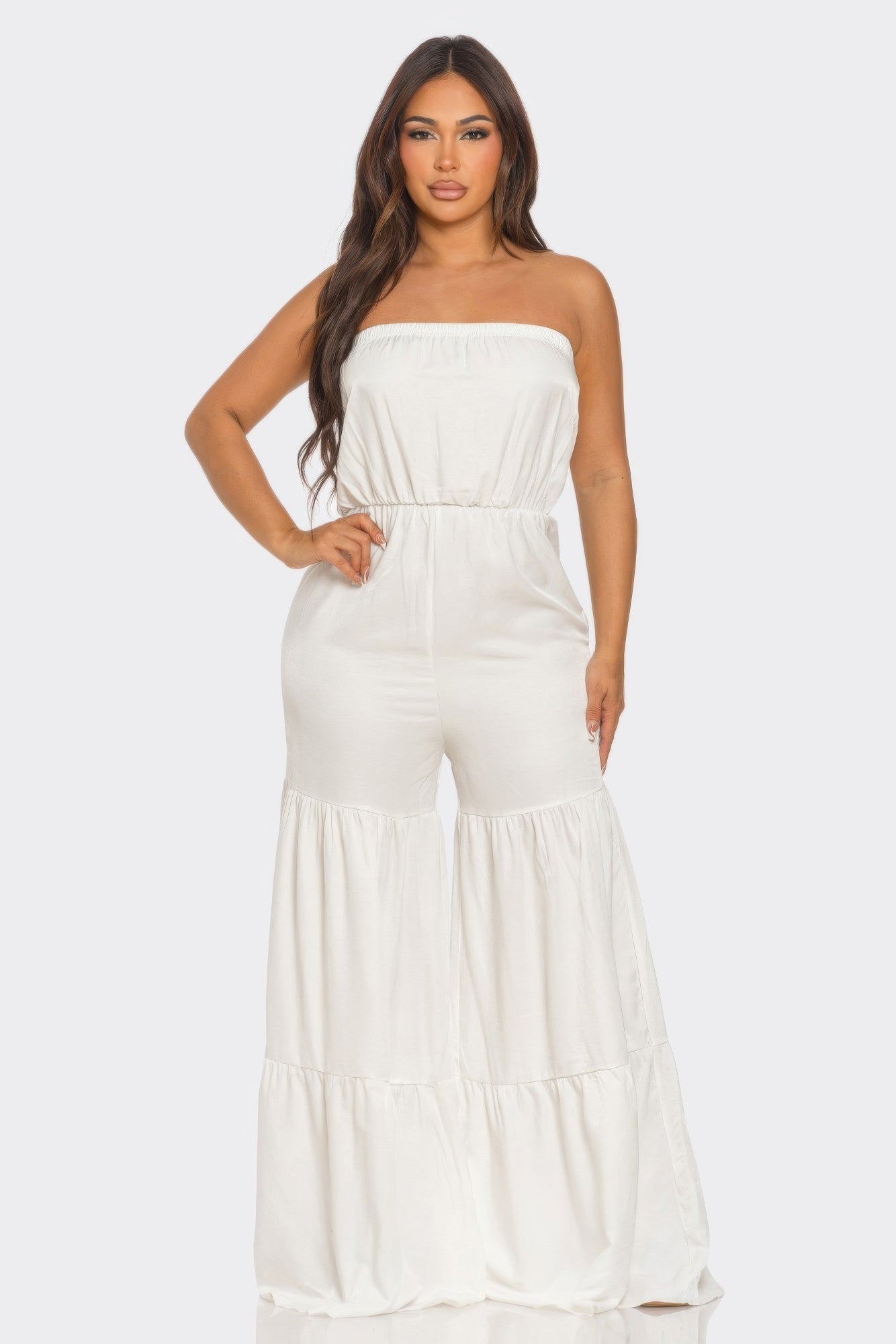 Jumpsuit Ruffle Hem - AV Fashion’s