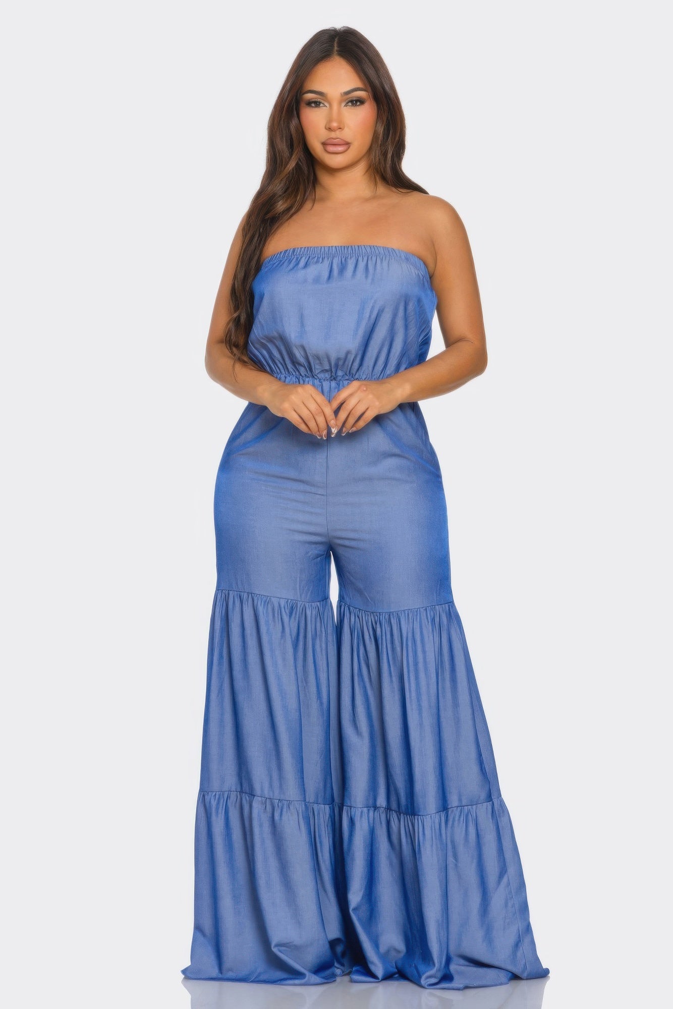 Jumpsuit Ruffle Hem - AV Fashion’s