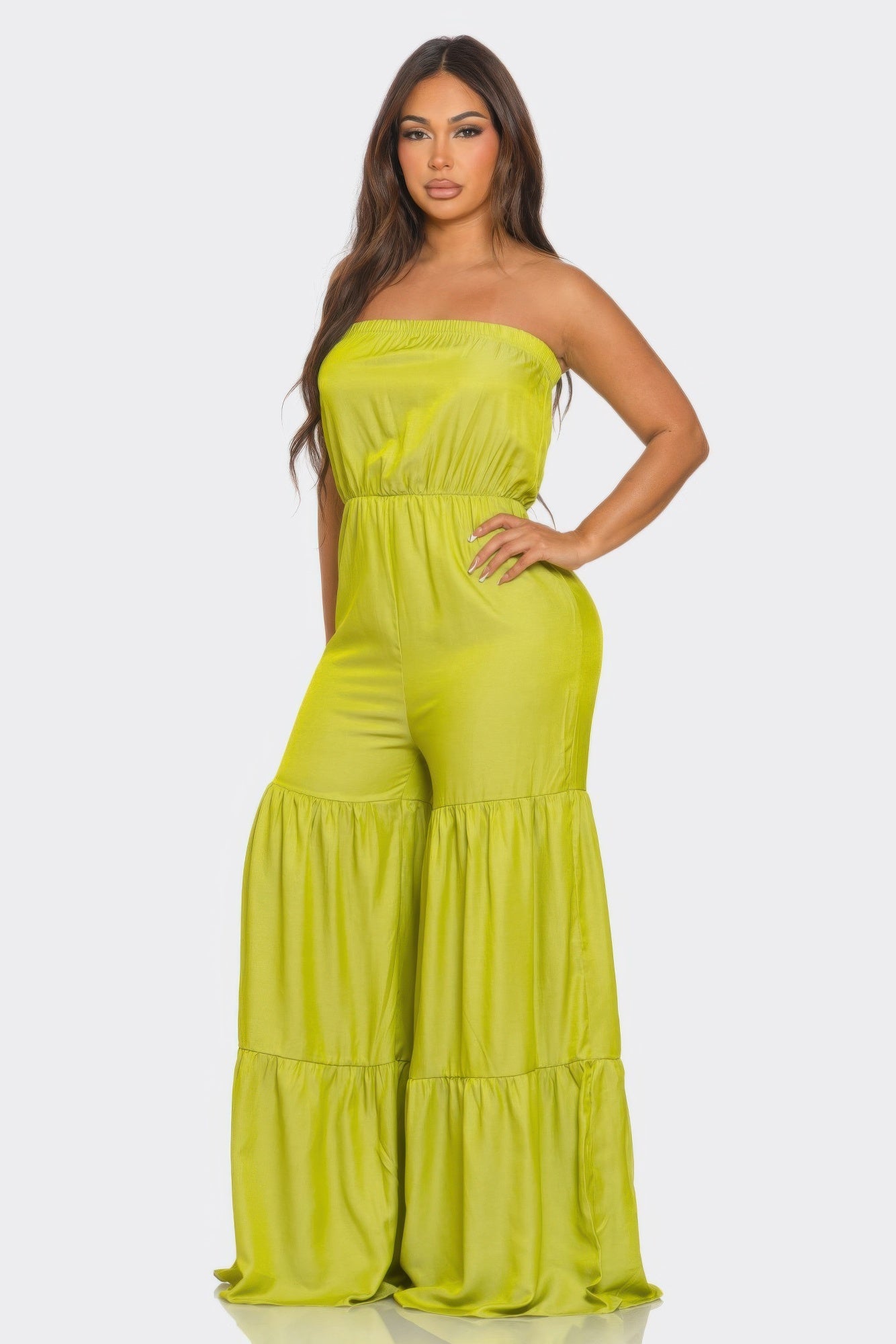 Jumpsuit Ruffle Hem - AV Fashion’s