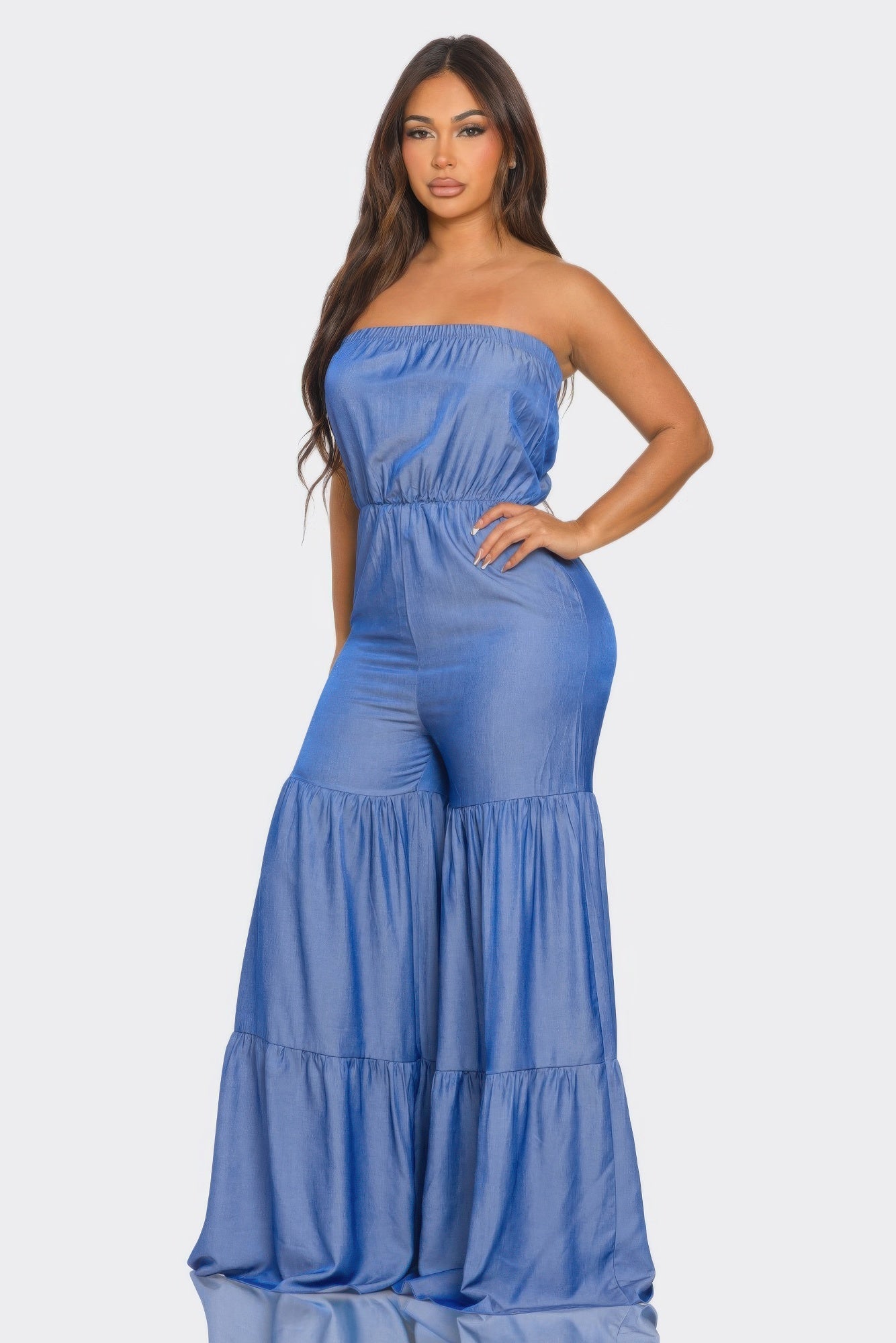Jumpsuit Ruffle Hem - AV Fashion’s
