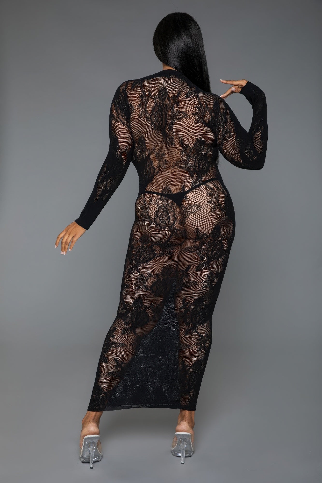 Long Sleeve Innocent Touch Laced Dress - AV Fashion’s