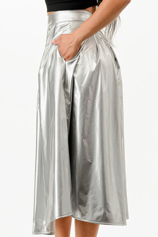 Midi Skirt With Pockets - AV Fashion’s