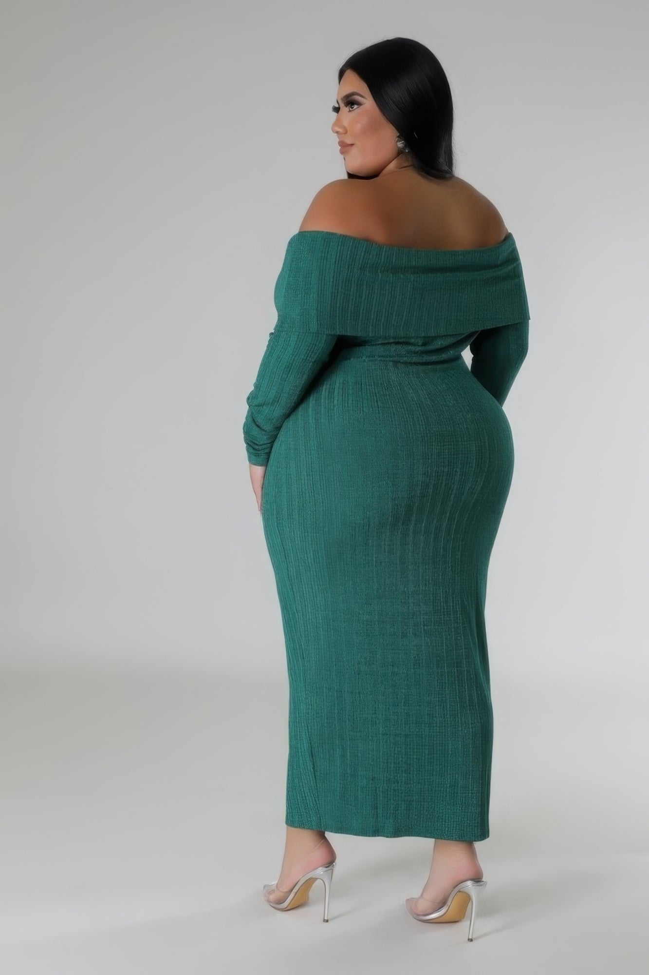 Off Shoulders Stretch Dress - AV Fashion’s