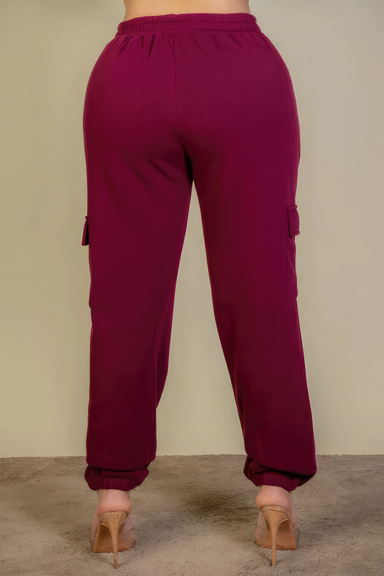Plus Size Side Pocket Drawstring Waist Sweatpants - AV Fashion’s