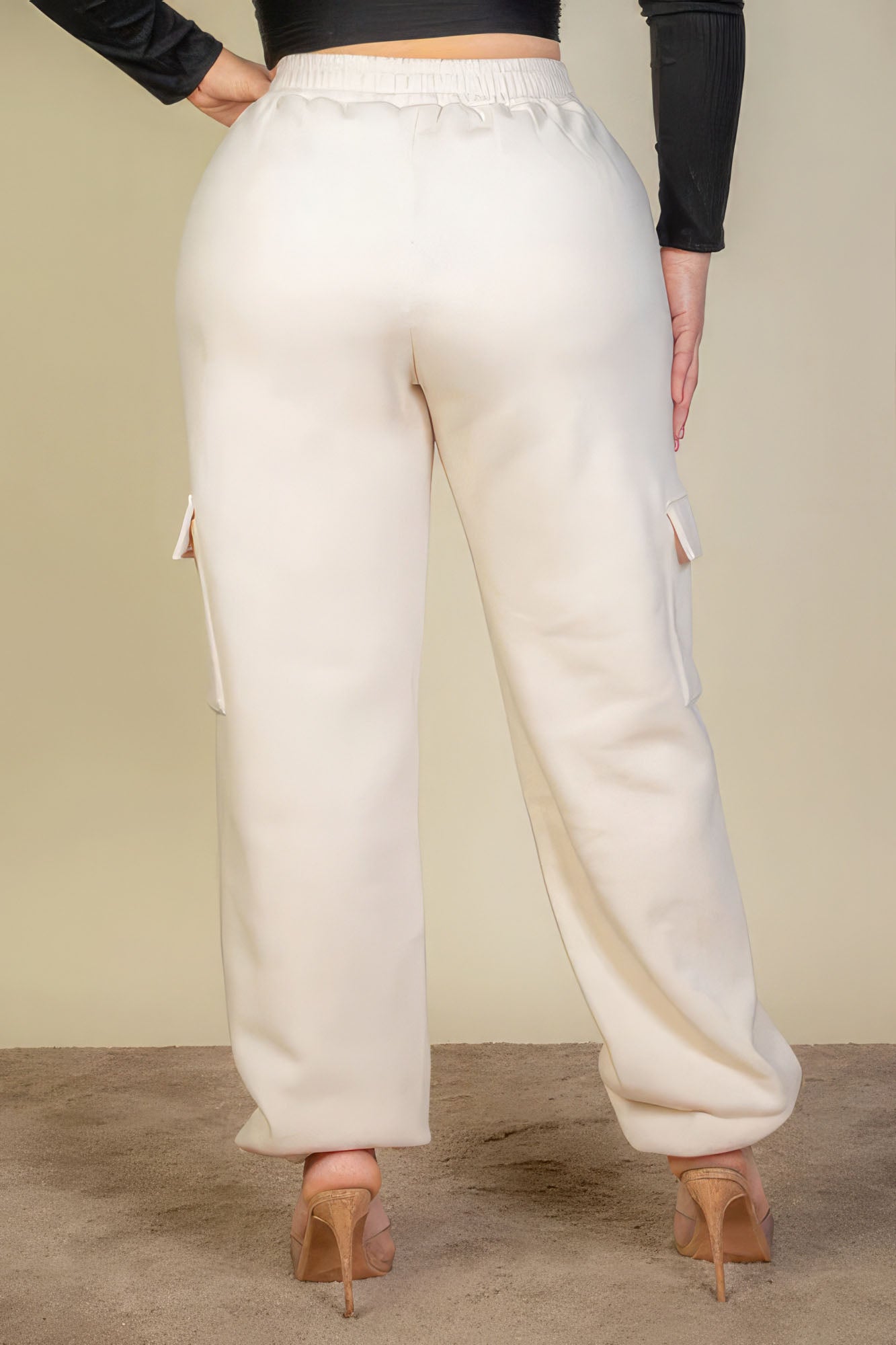 Plus Size Side Pocket Drawstring Waist Sweatpants - AV Fashion’s