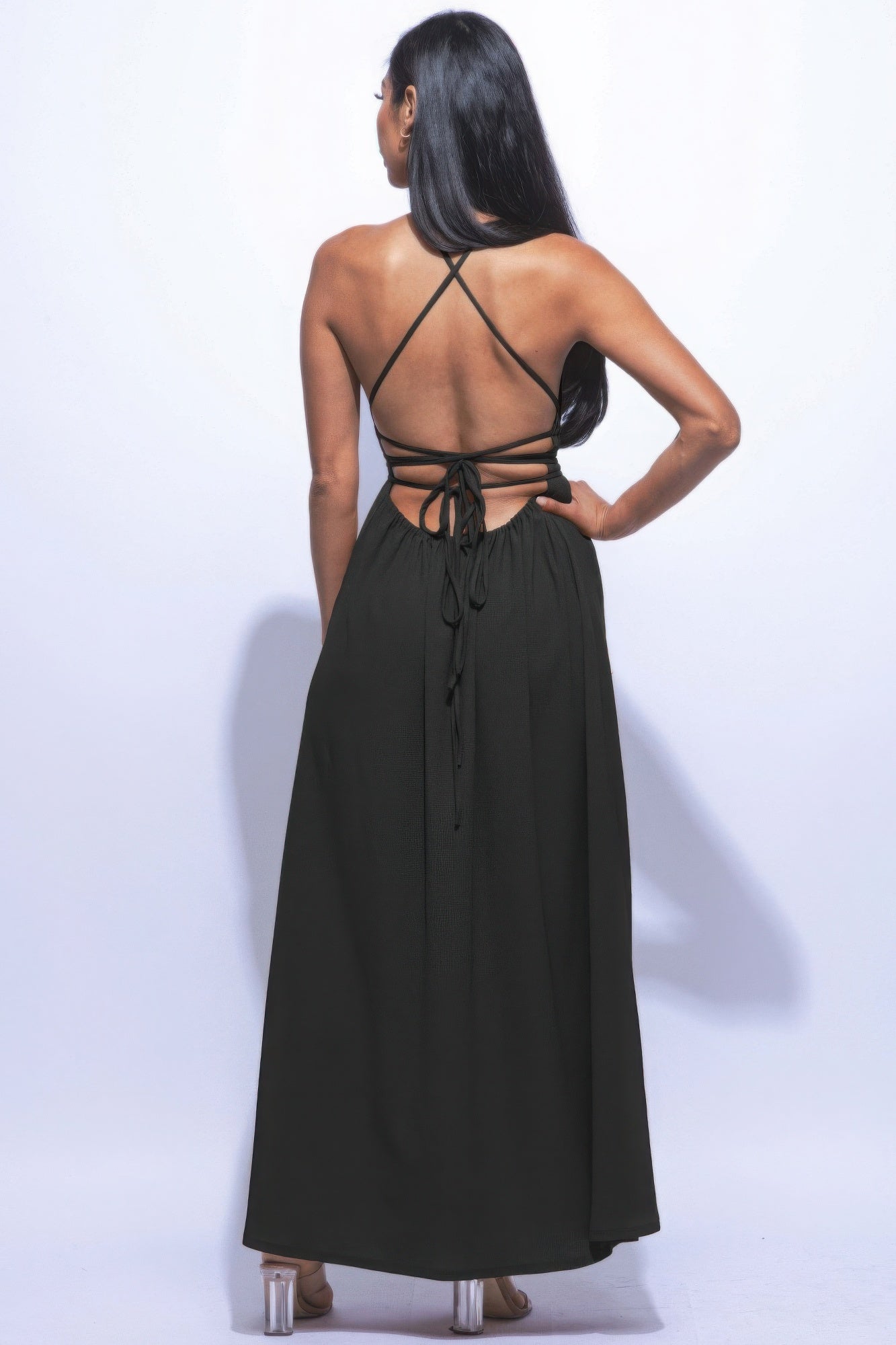 Side Slit Maxi Dress - AV Fashion’s