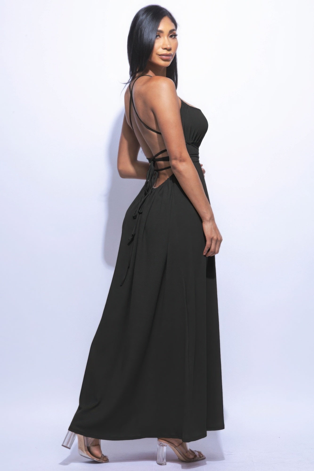 Side Slit Maxi Dress - AV Fashion’s