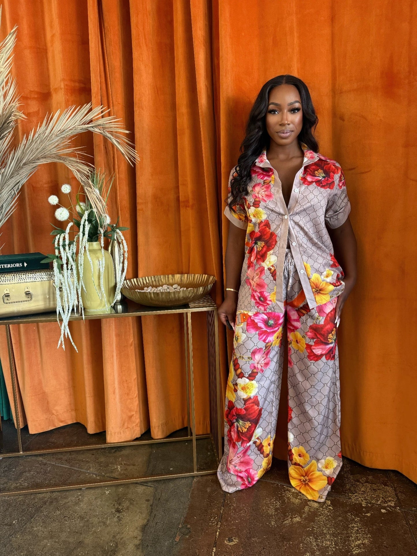 Tropical Muse Pants Set - AV Fashion’s