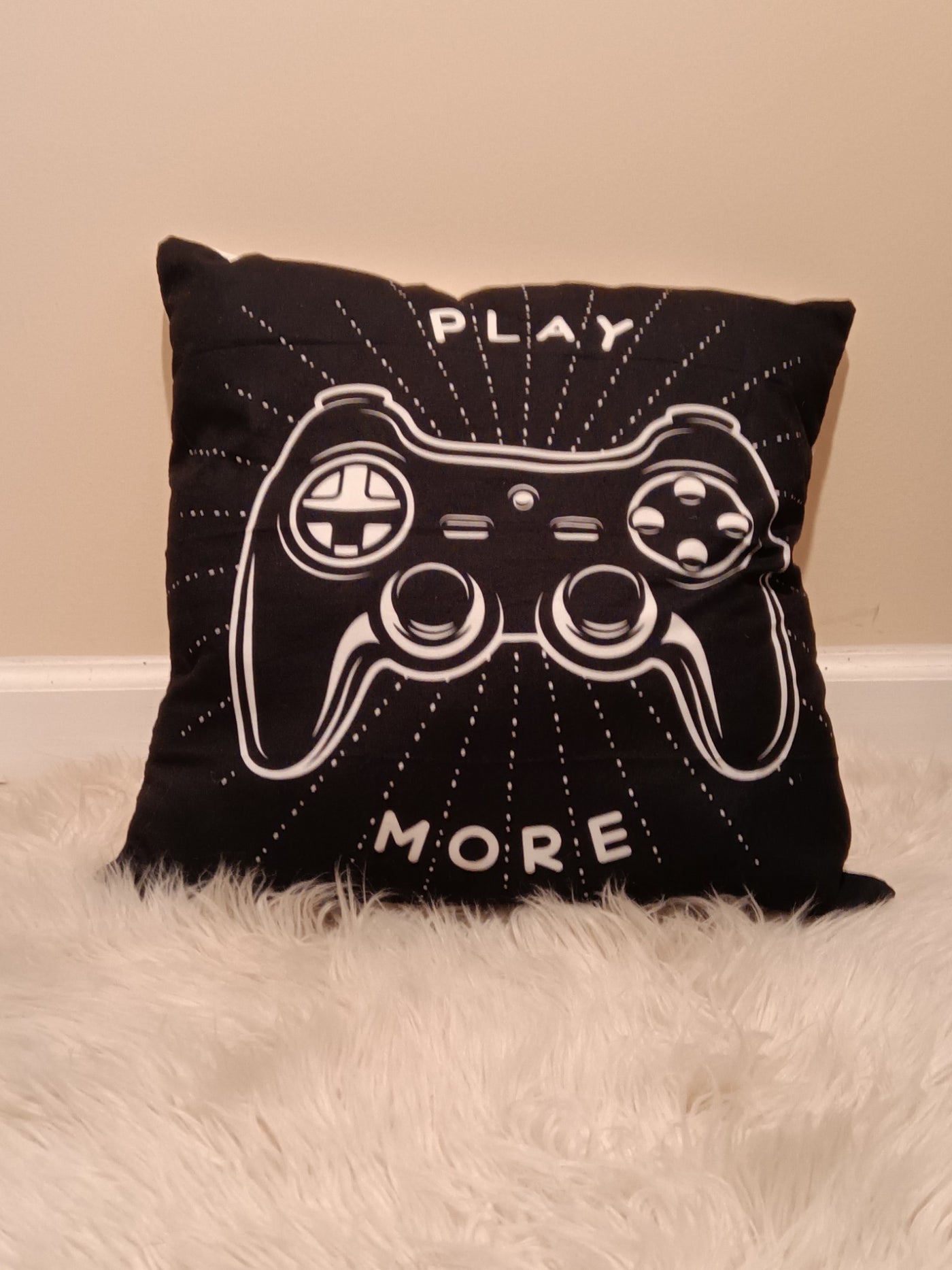 Play More Controller Pillow