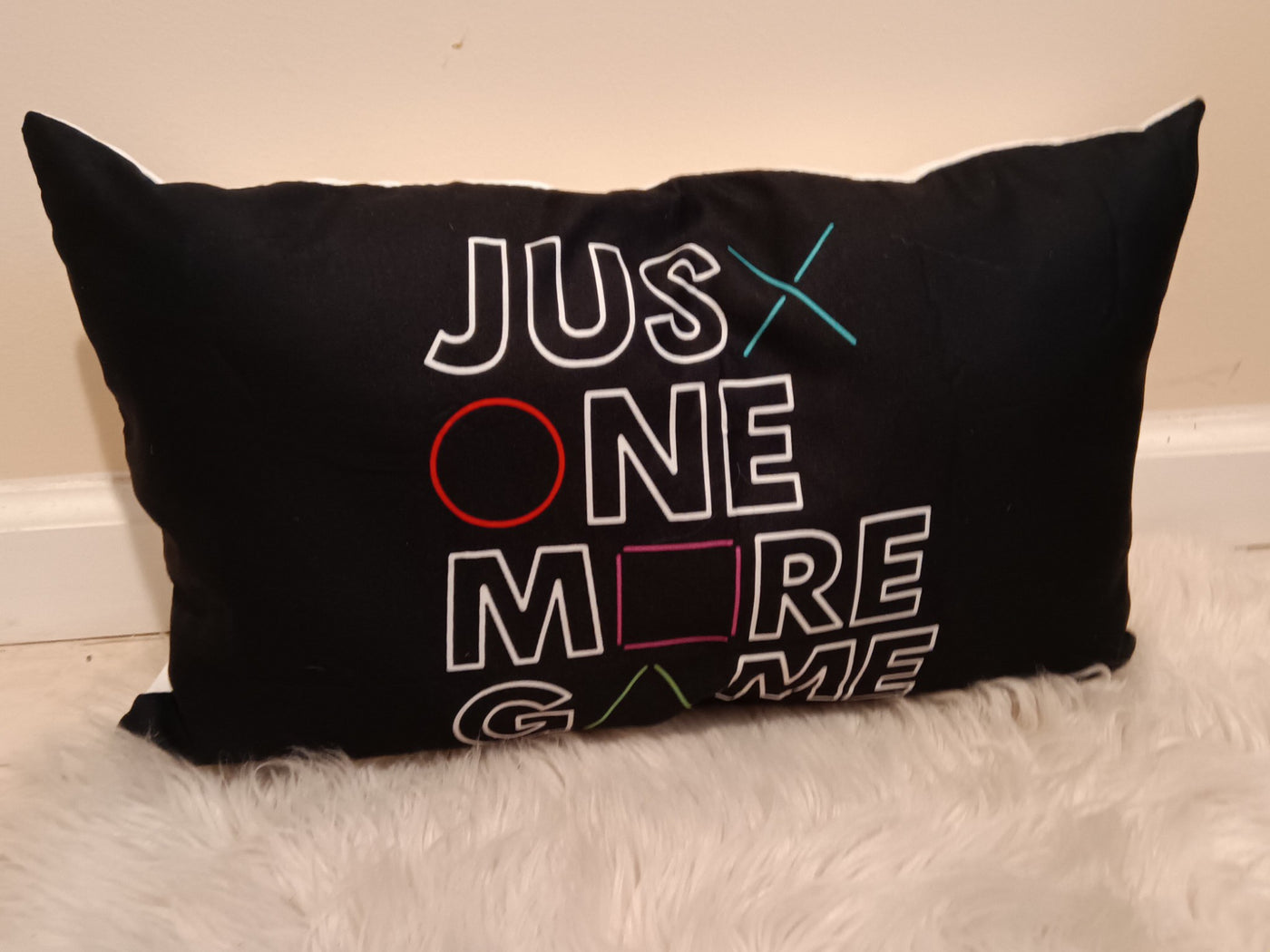 Just one more Game rectangle pillow