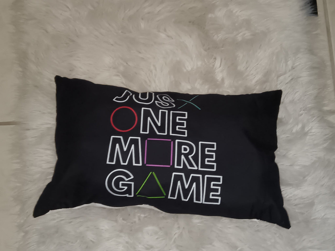Just one more Game rectangle pillow
