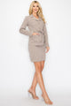 9 - 5 Belted Button Up Jacket & Pencil Skirt Set - AV Fashion’s